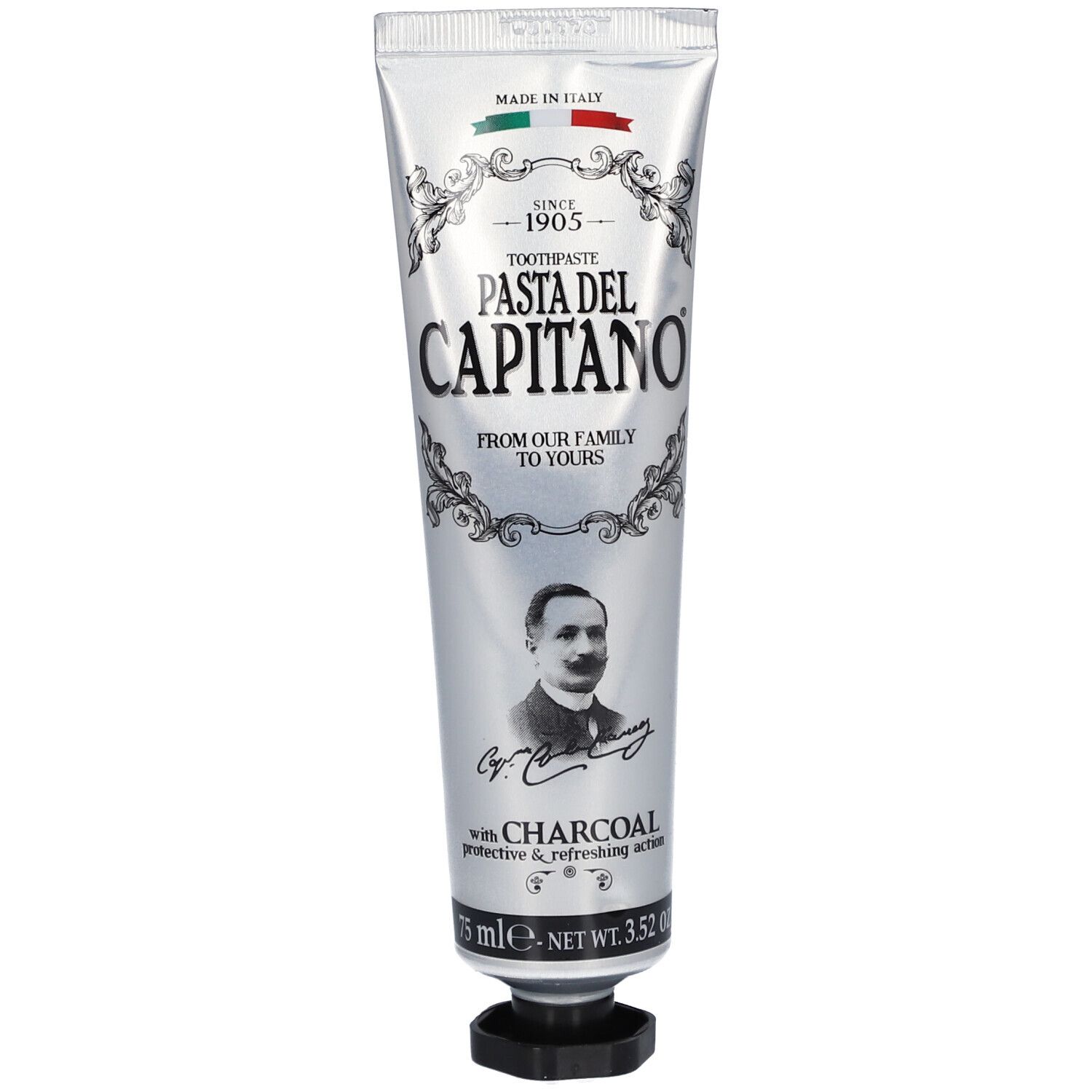 Pasta del Capitano Dentifrice Charbon