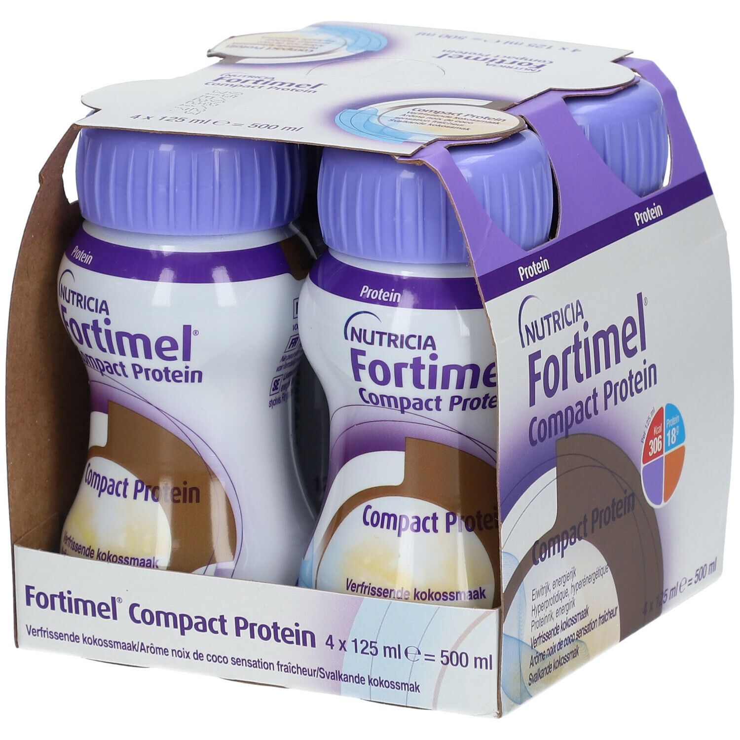 NUTRICIA Fortimel® Compact Protein Noix de coco sentation fraîcheur