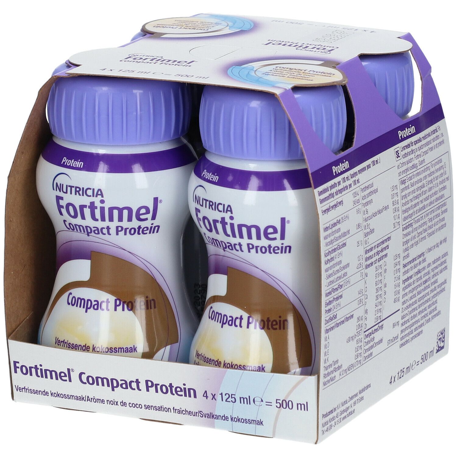 NUTRICIA Fortimel® Compact Protein Noix de coco sentation fraîcheur