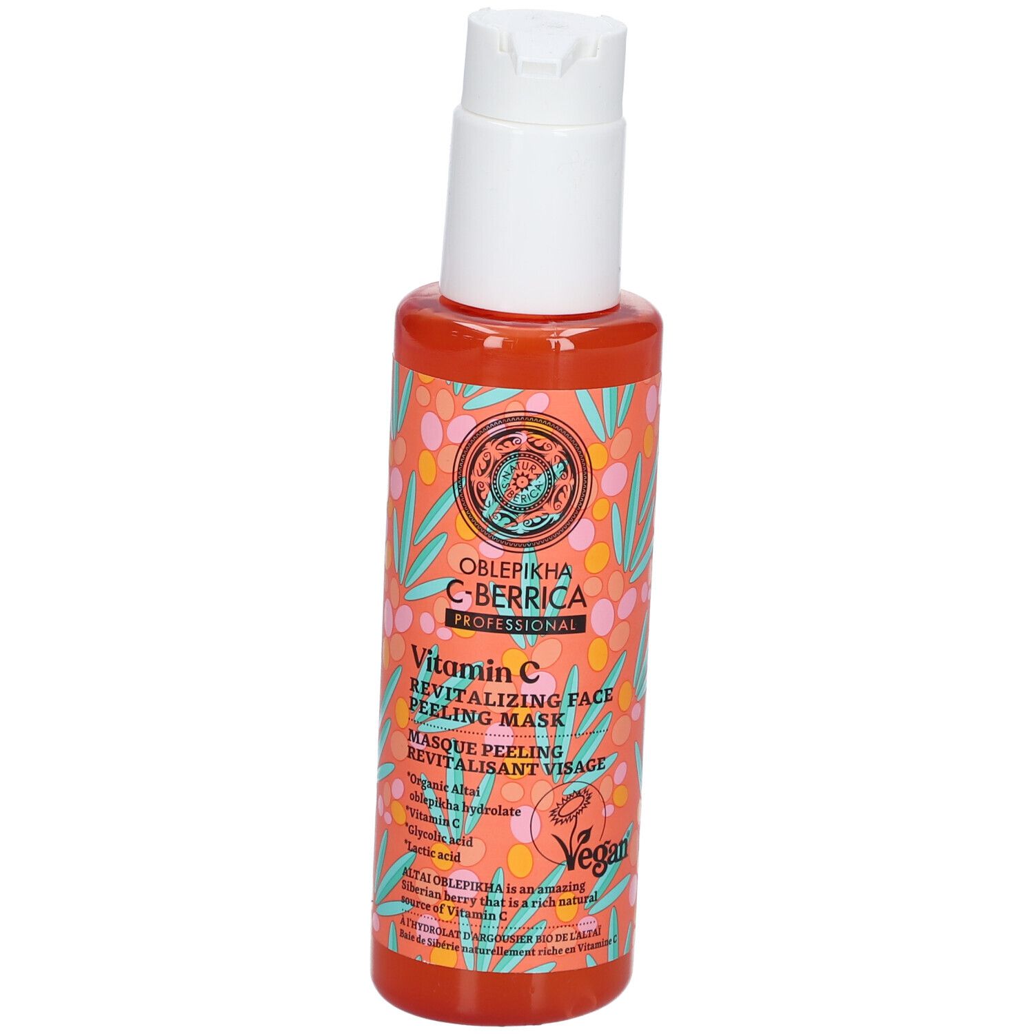 Oblepikha C-Berrica Vitamin C Masque Peeling Revitalisant Visage