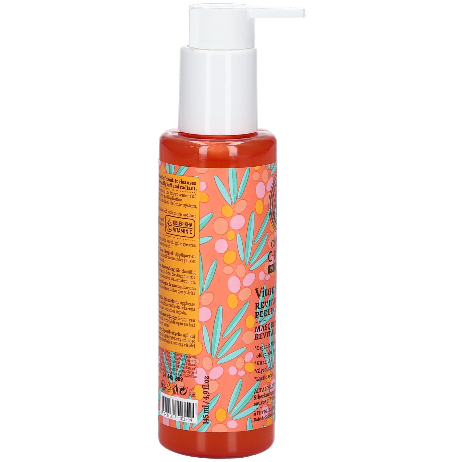 Oblepikha C-Berrica Vitamin C Masque Peeling Revitalisant Visage