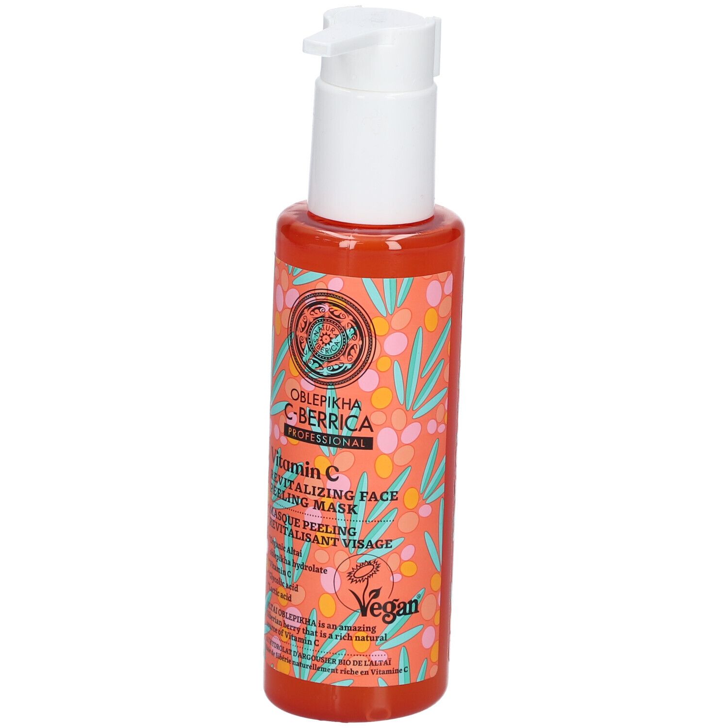 Oblepikha C-Berrica Vitamin C Masque Peeling Revitalisant Visage