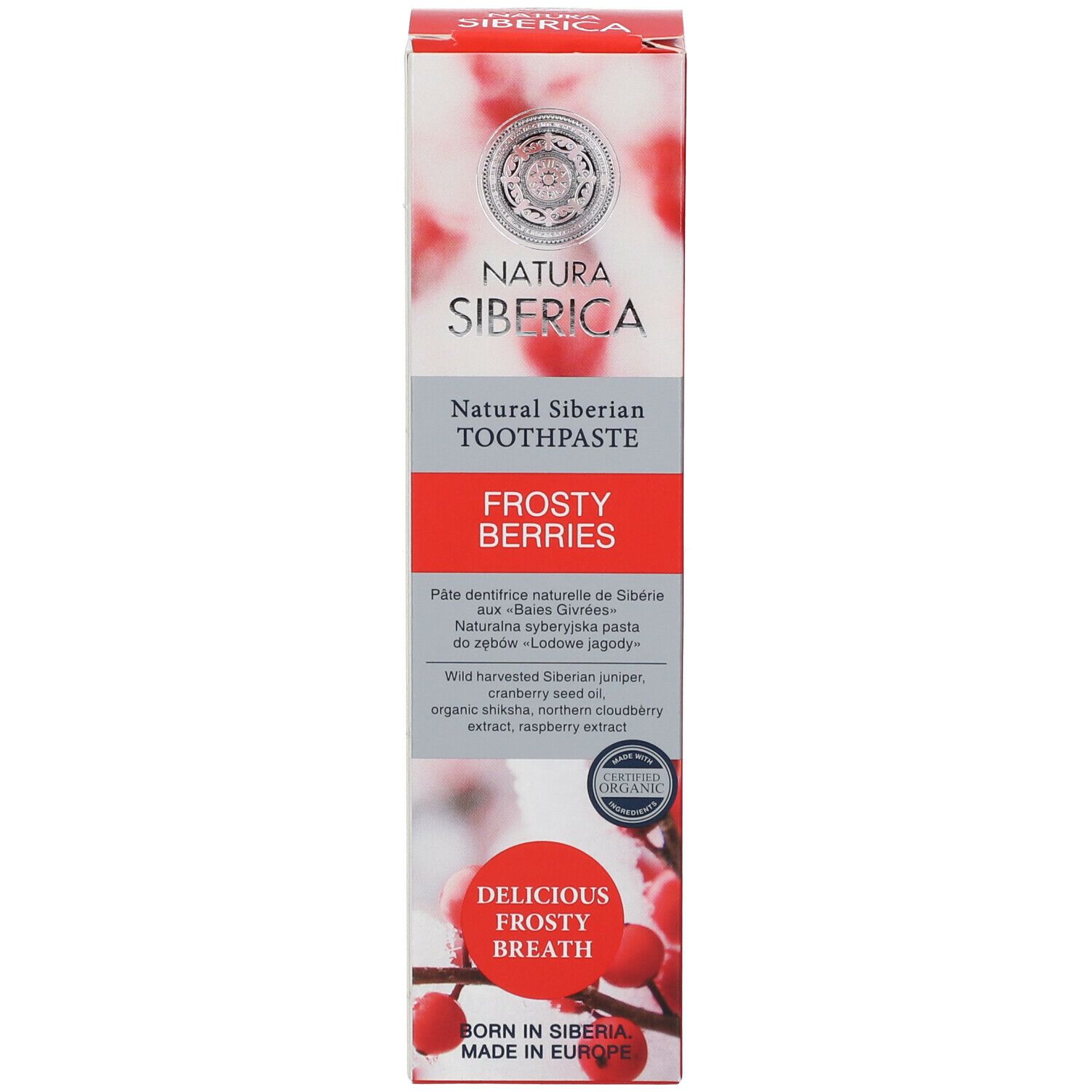 Natura Siberica Natural Siberian toothpaste Frosty berries, 100 gr