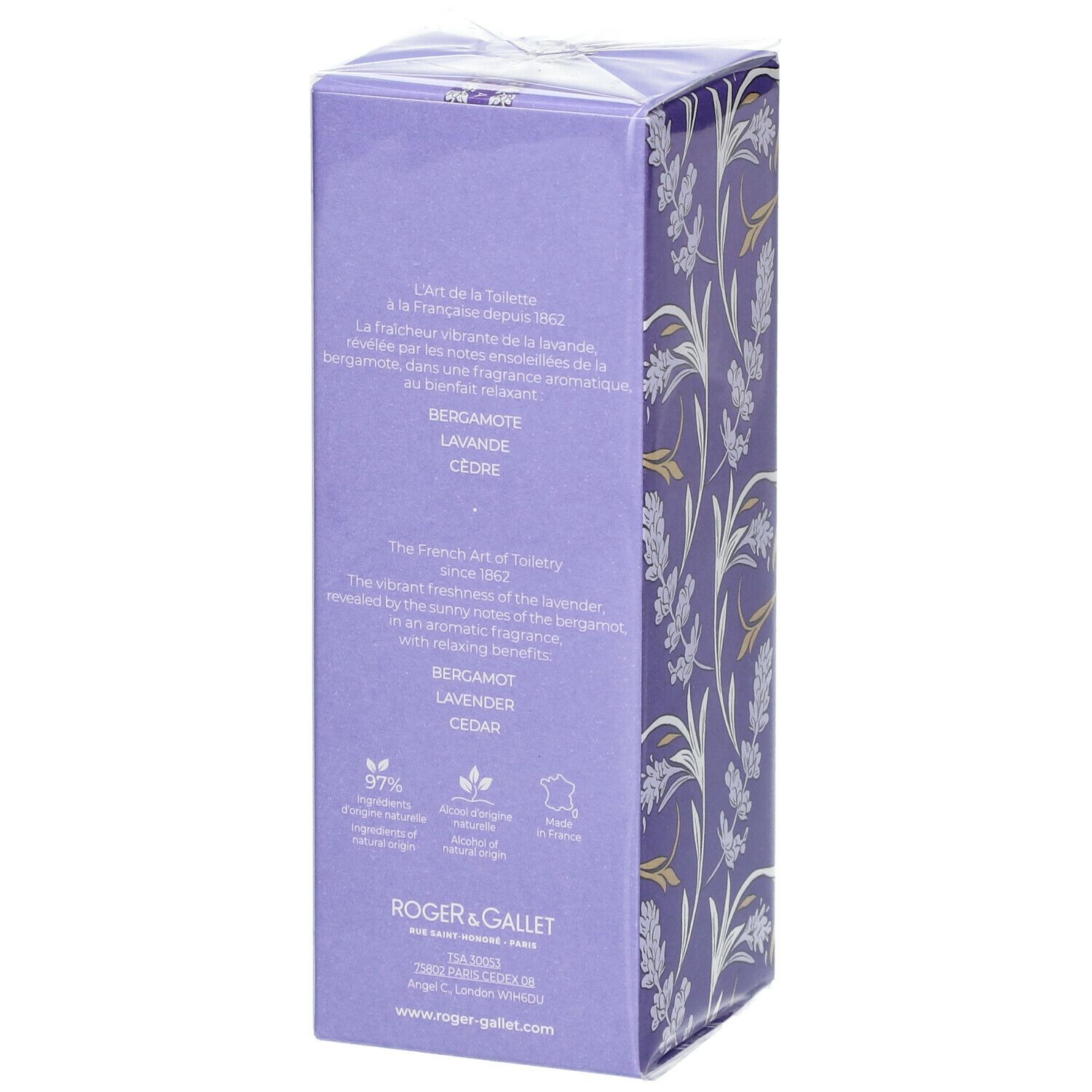Roger & Gallet Eau Parfumée Bienfaisante LAVANDE ROYALE