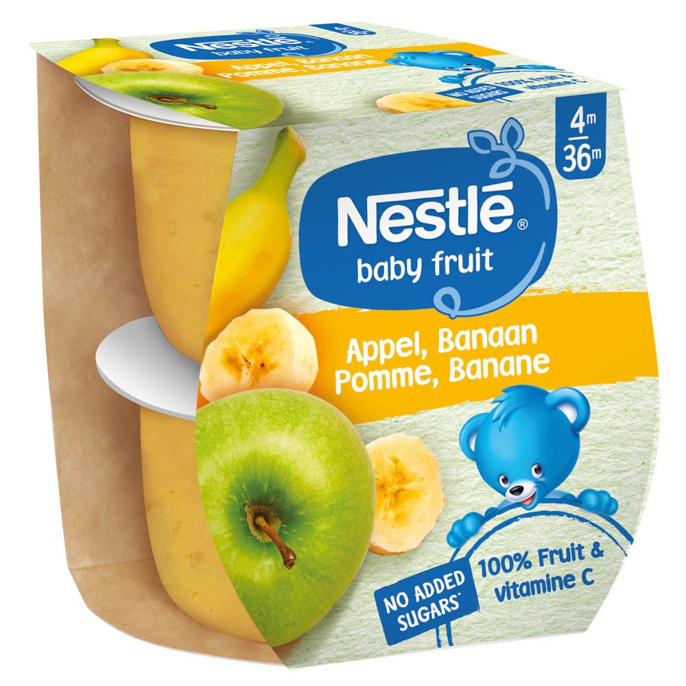 NESTLE Baby Fruit® Compotes Pomme-Banane