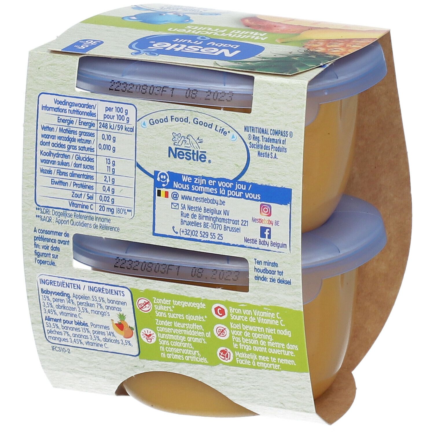 NESTLE Baby Fruit® Compotes Multi-Fruits