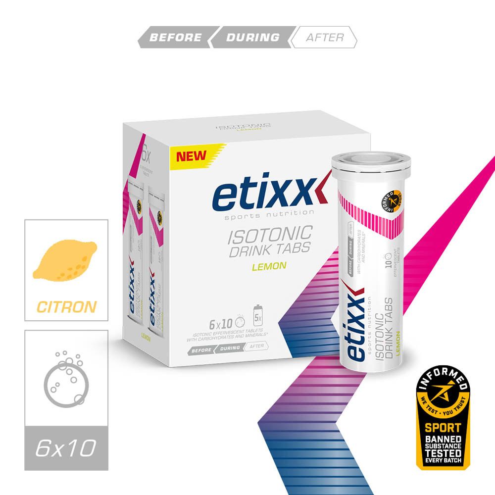 etixx ISOTONIC DRINK TABS Citron