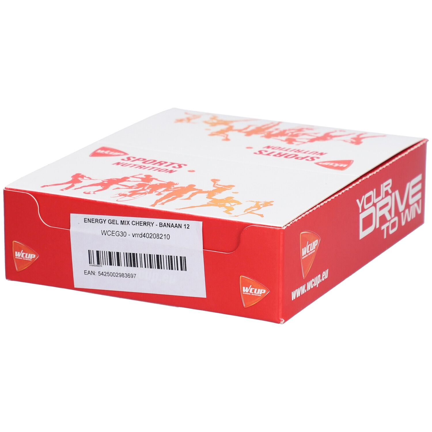 WCUP - Energy Gel Mix Cerises & Bananes - 12 x 40 ml