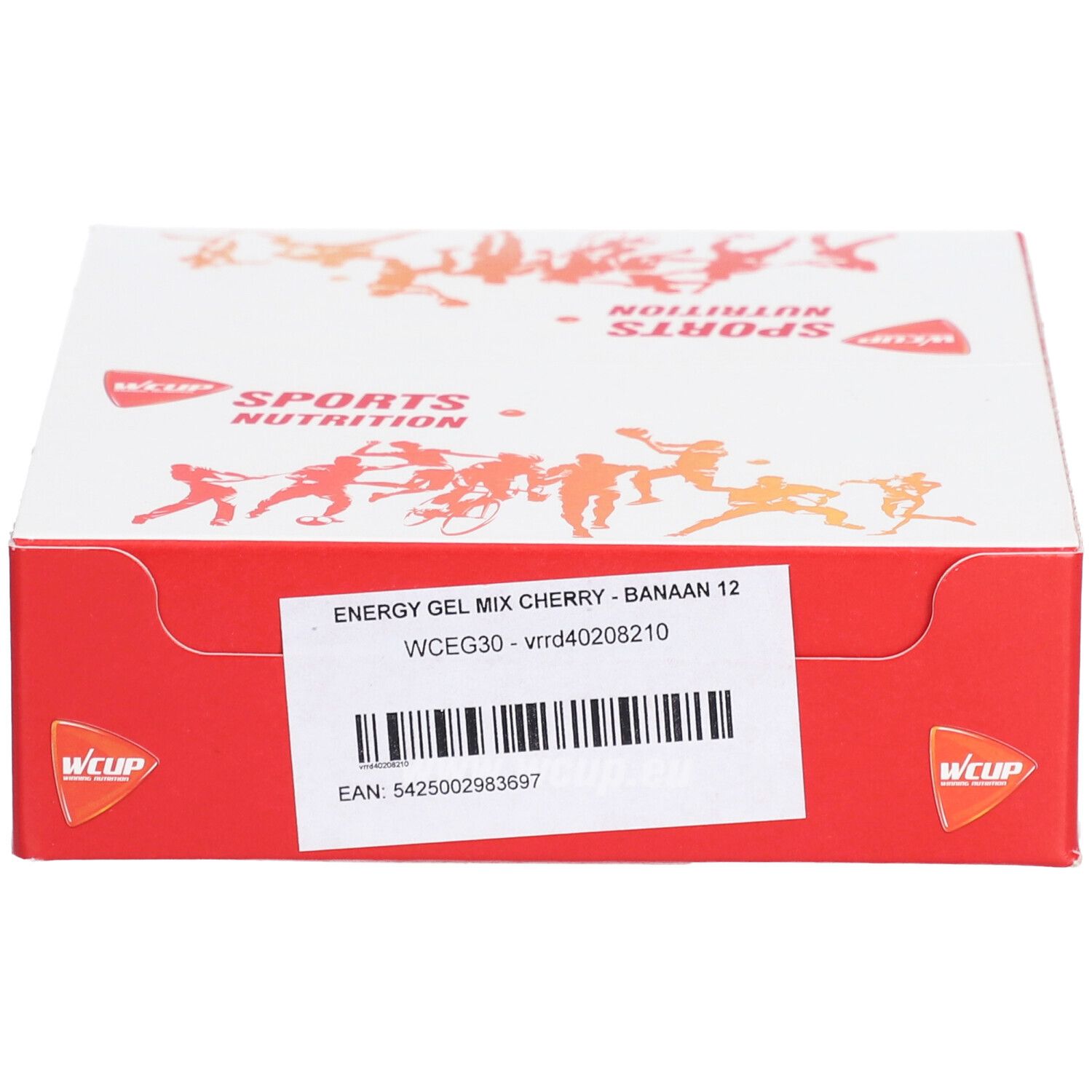 WCUP - Energy Gel Mix Cerises & Bananes - 12 x 40 ml