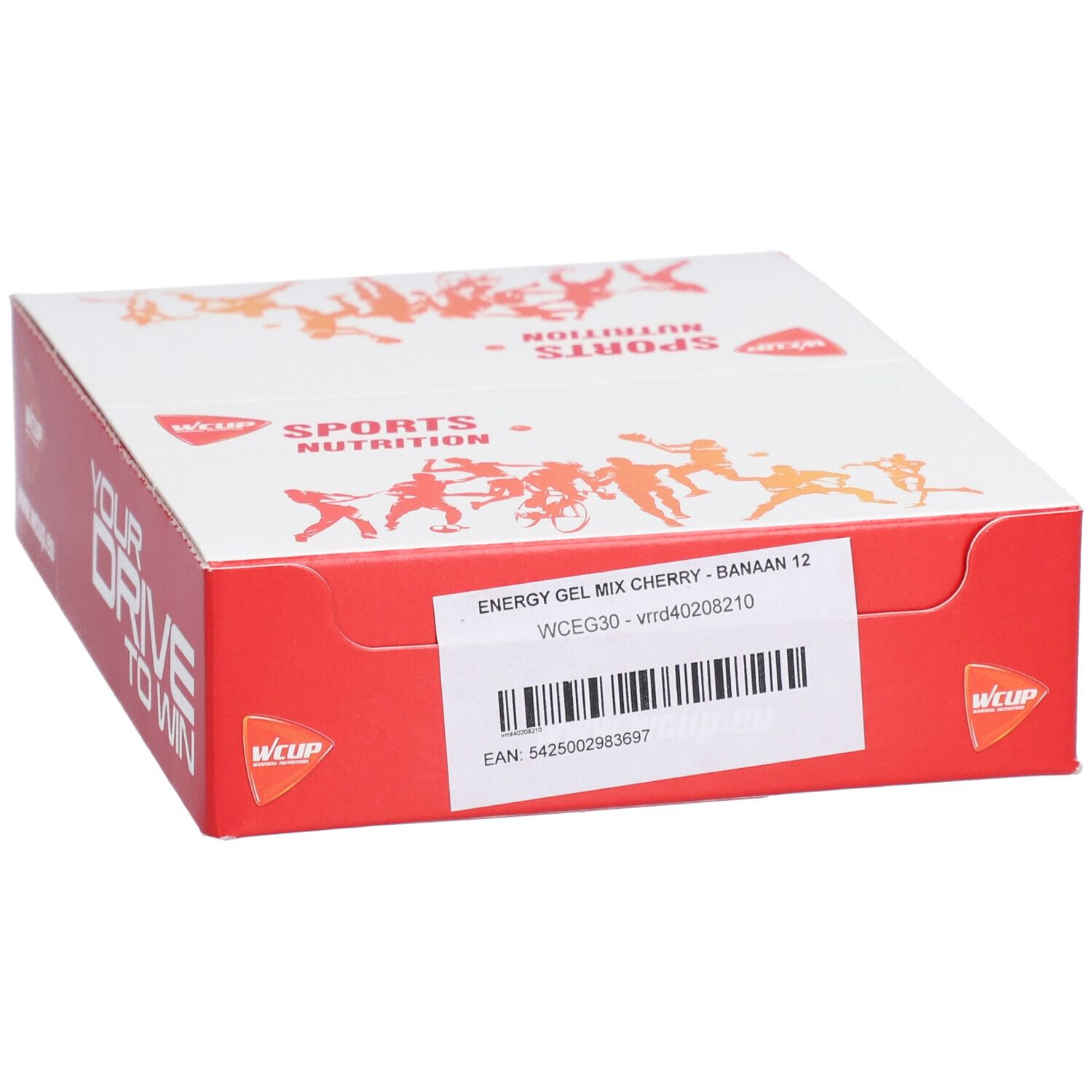 WCUP - Energy Gel Mix Cerises & Bananes - 12 x 40 ml