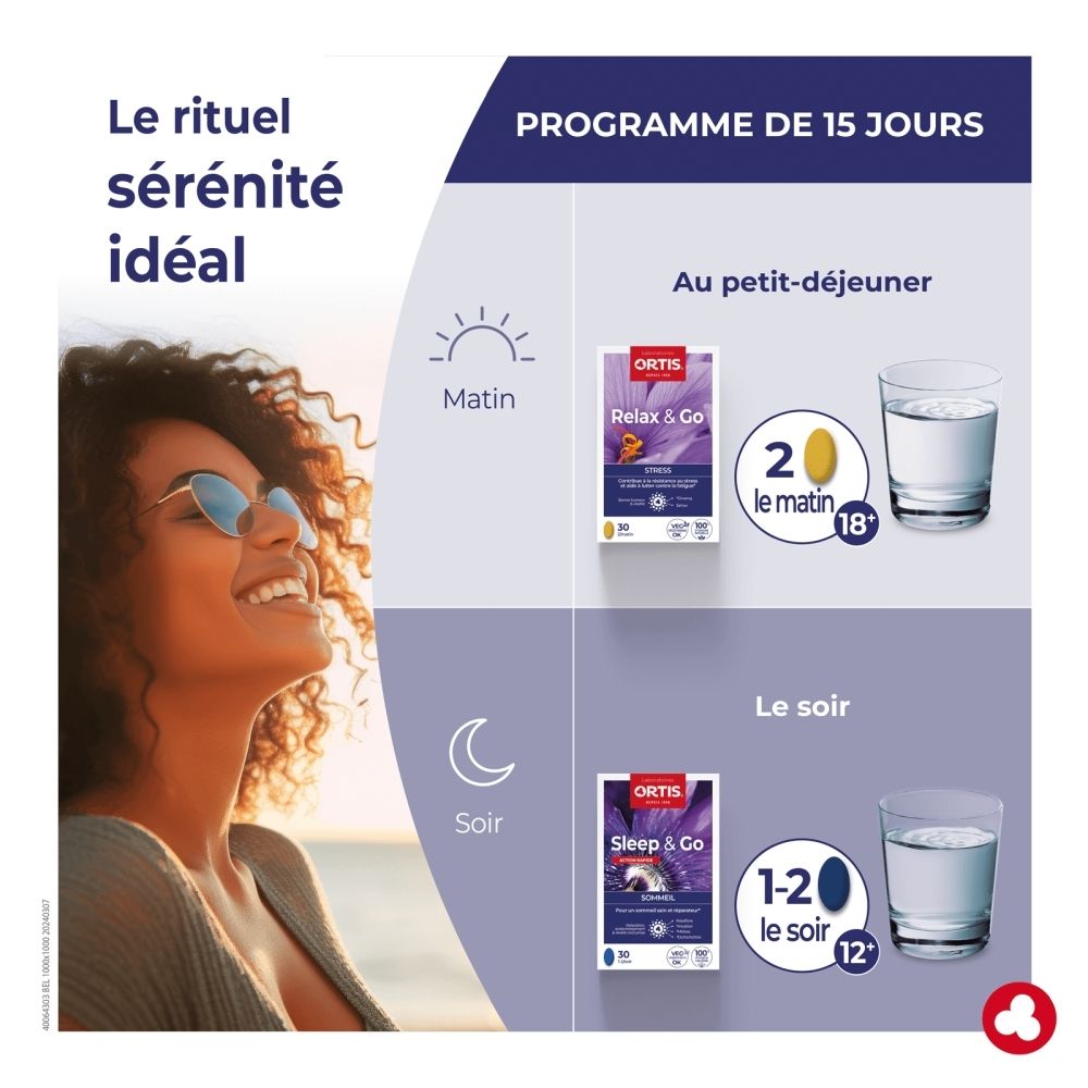 Ortis Relax & Go : Routine quotidienne pour un bien-être idéal.