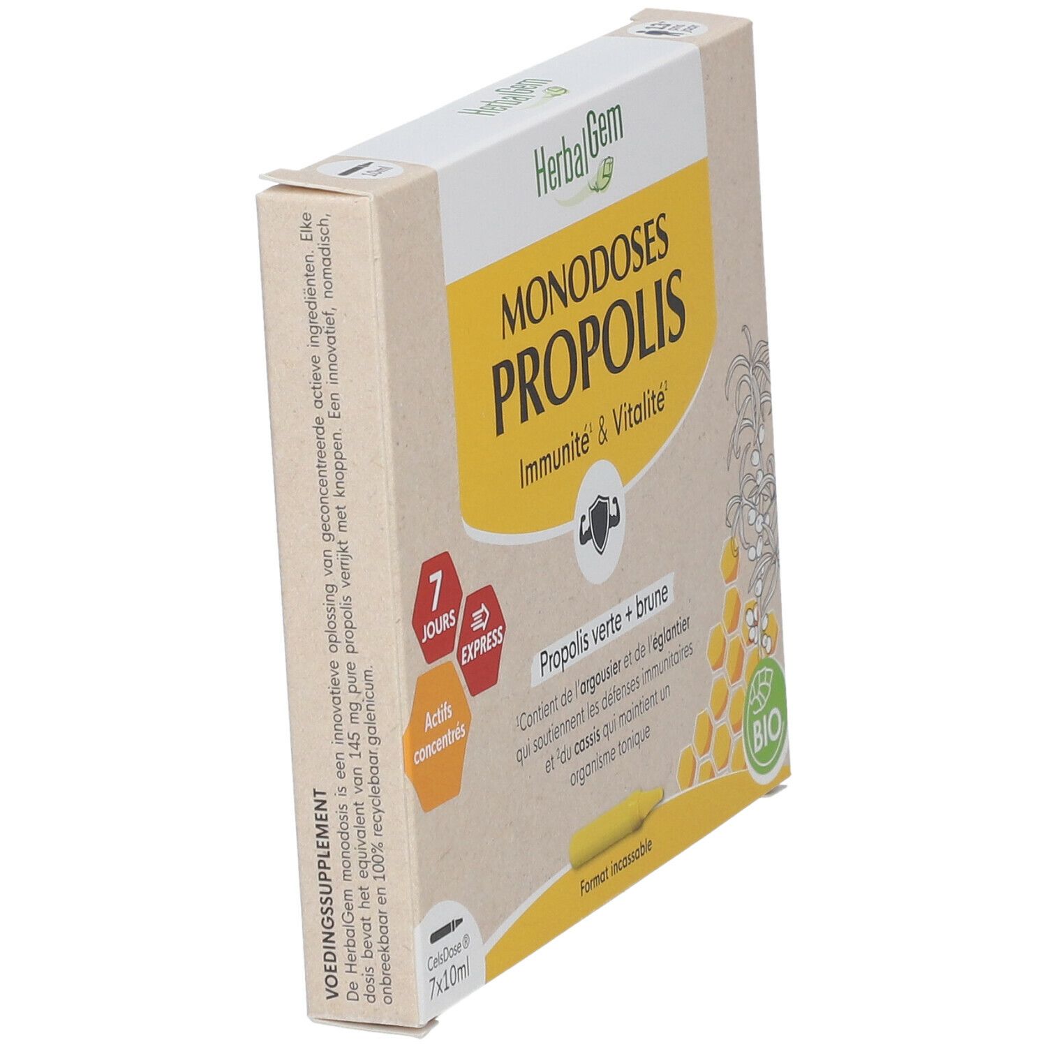 HerbalGem PROPOLIS MONODOSES 7 x 10 ml