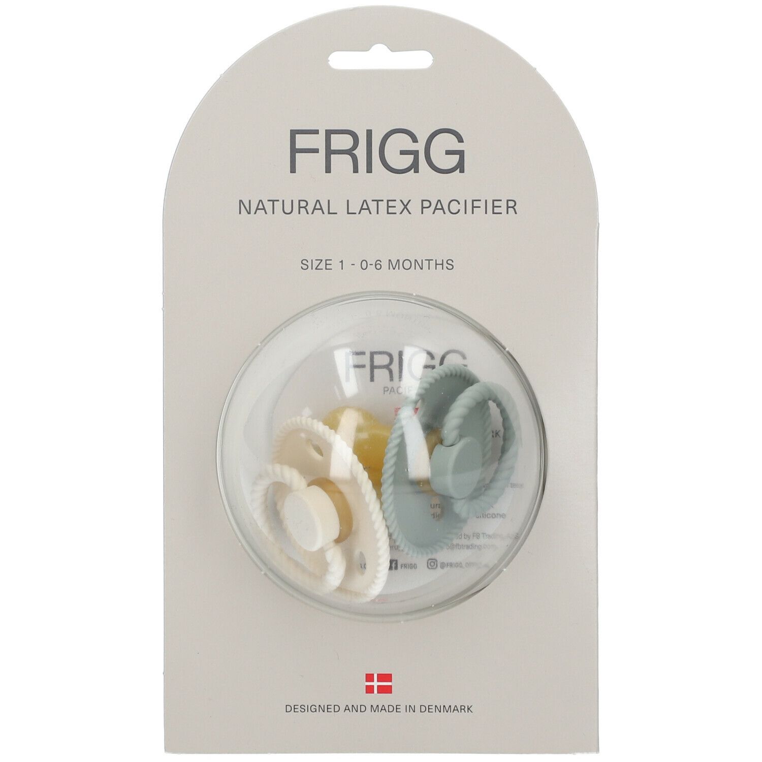 FRIGG Sucette Rope Cream-Saga 0-6 mois