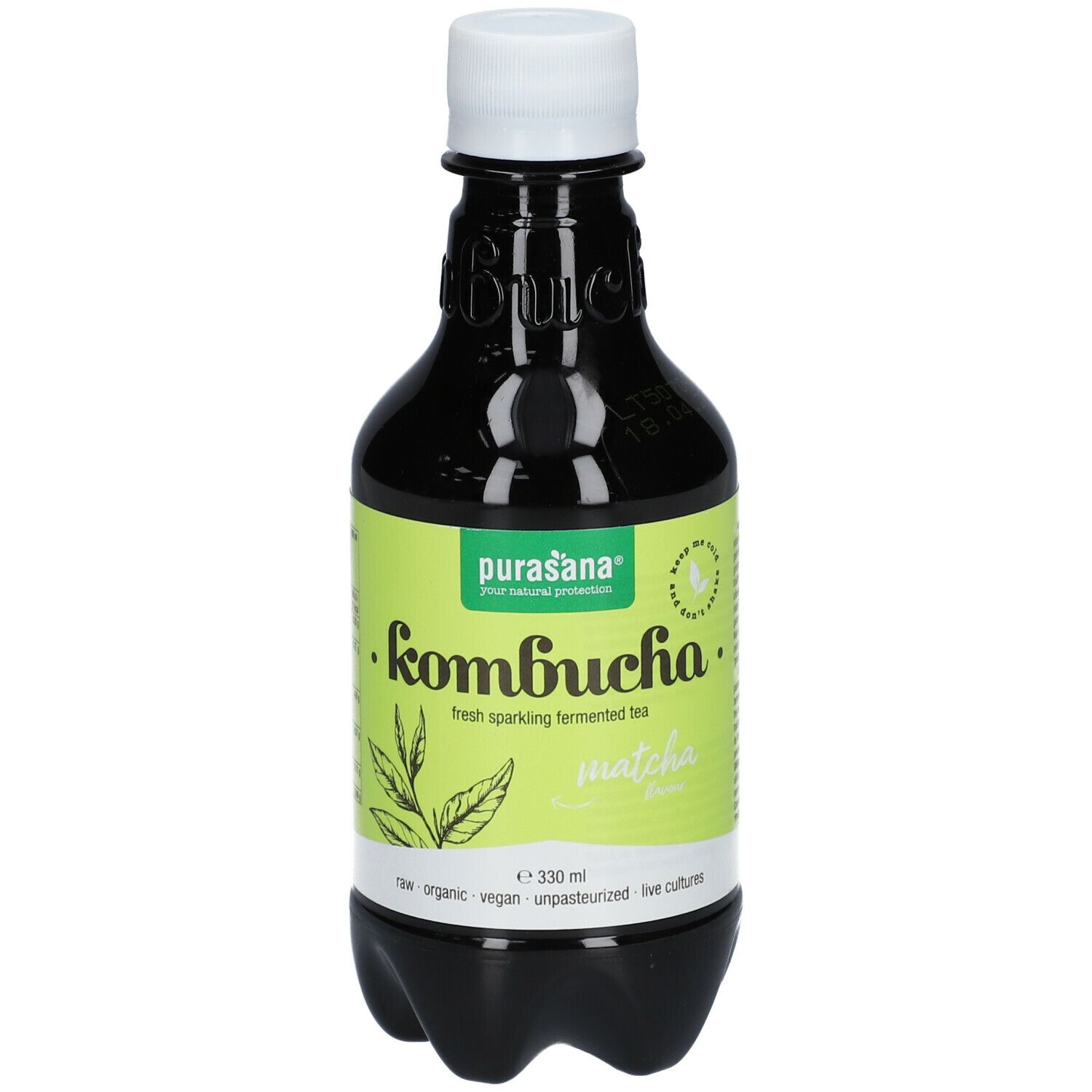 Purasana® Kombucha Matcha Flavour Drink Bio