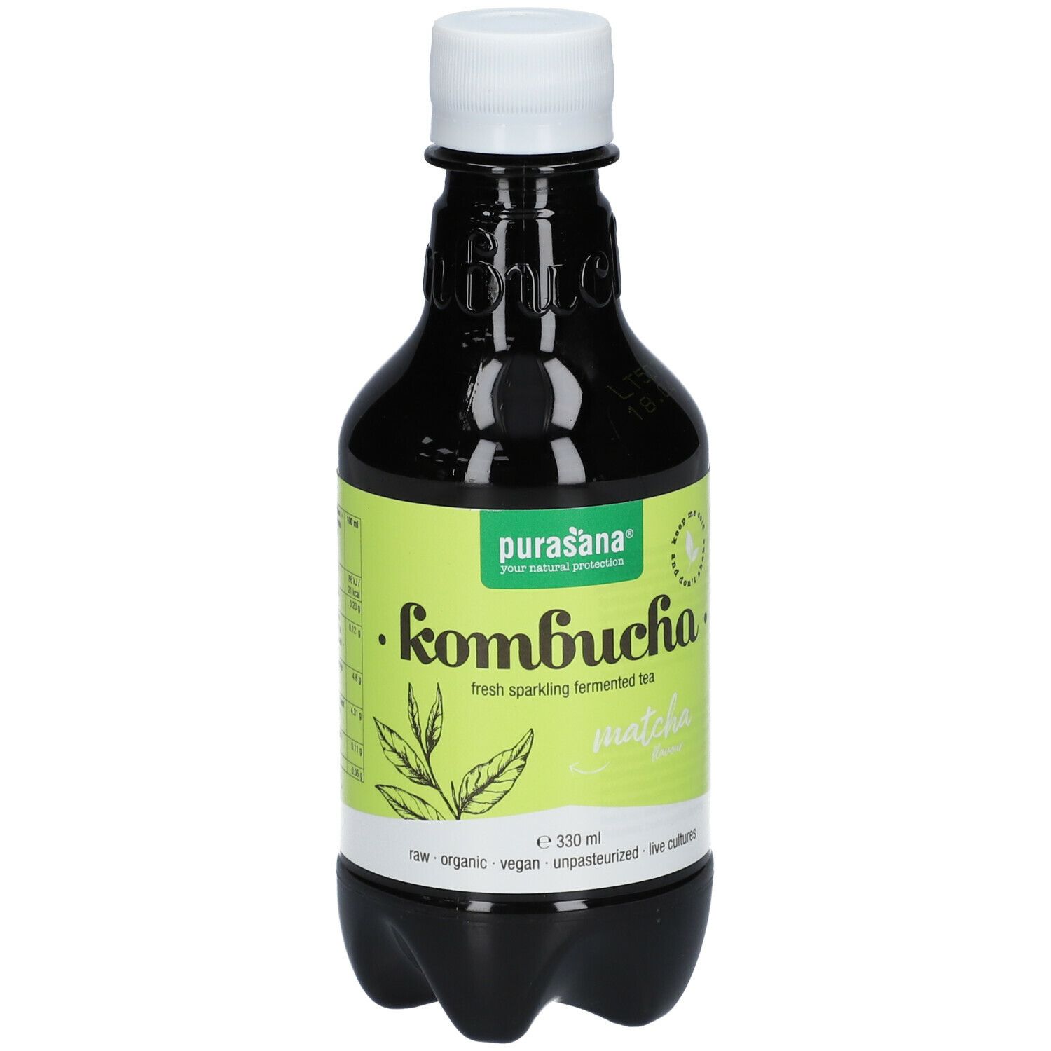 Purasana® Kombucha Matcha Flavour Drink Bio