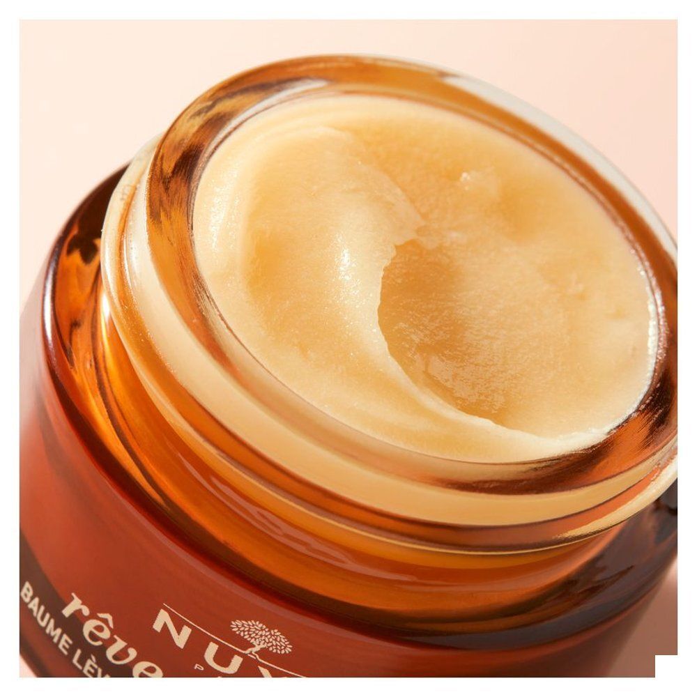 Baume à lèvres Nuxe Rêve de Miel, face avant avec nom du produit et marque.