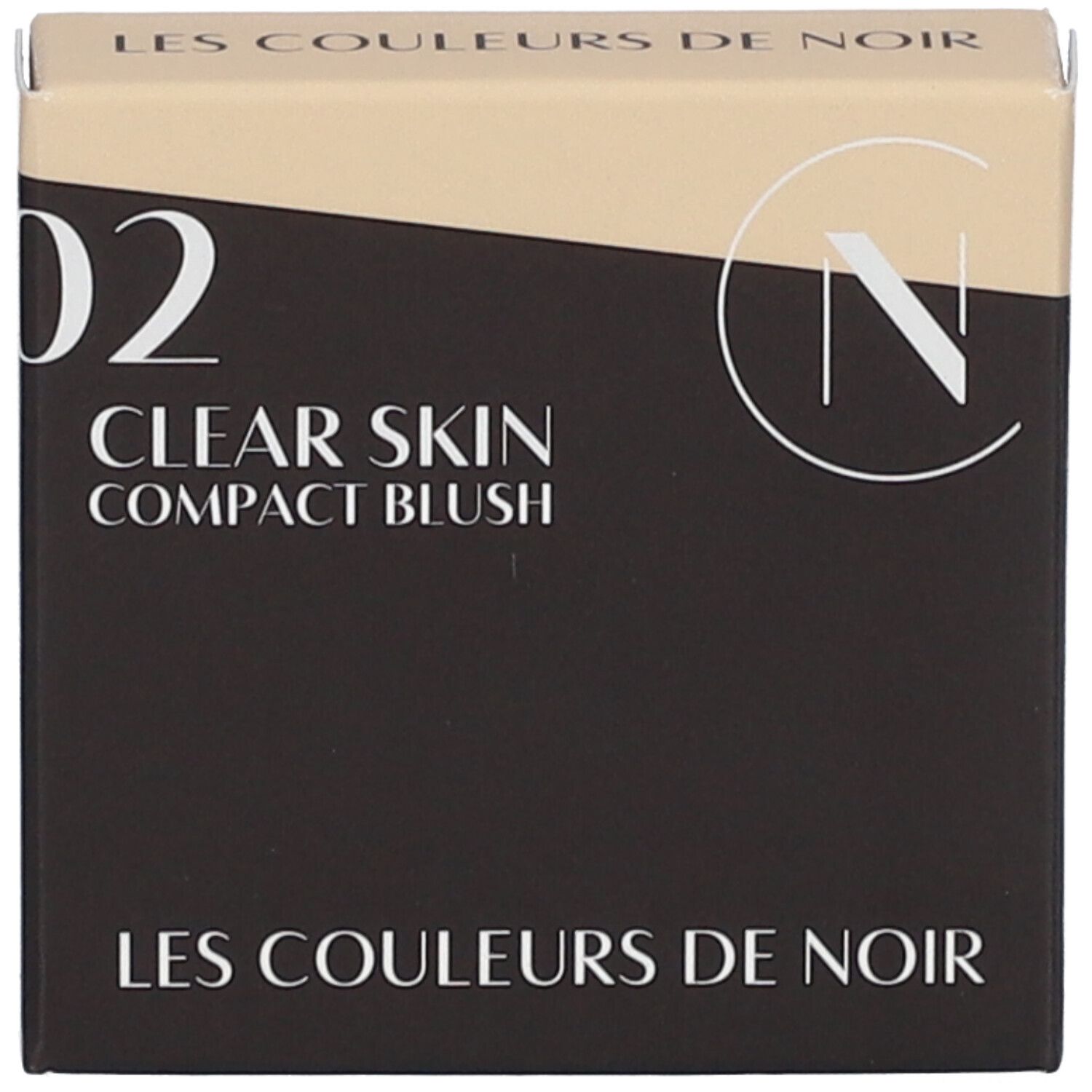 Couleurs de Noir Clear Skin Compact Blush Talc-Free 02 Peach and Pink 1 rouge à joues
