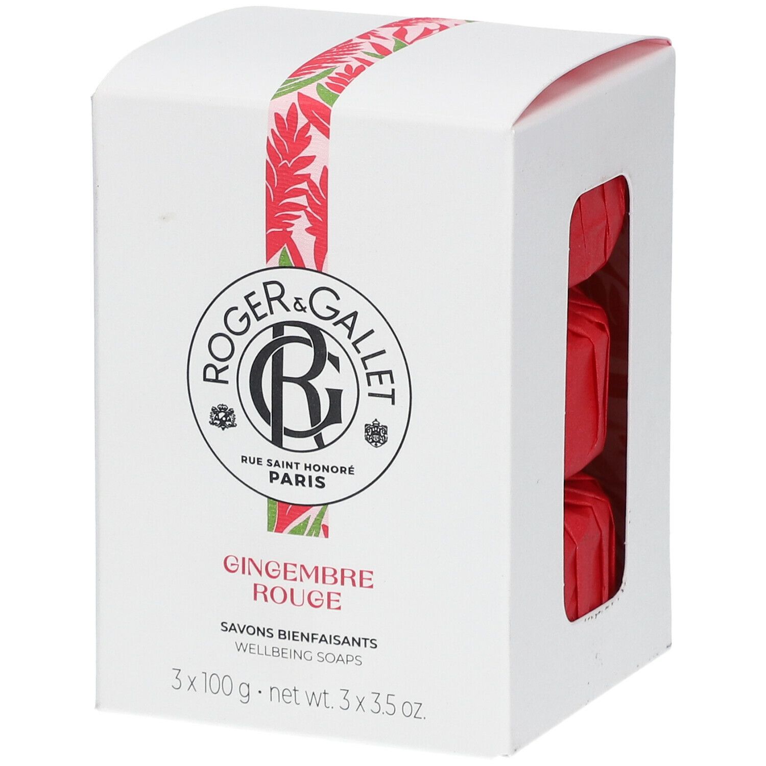 Roger & Gallet Savon Bienfaisant GINGEMBRE ROUGE