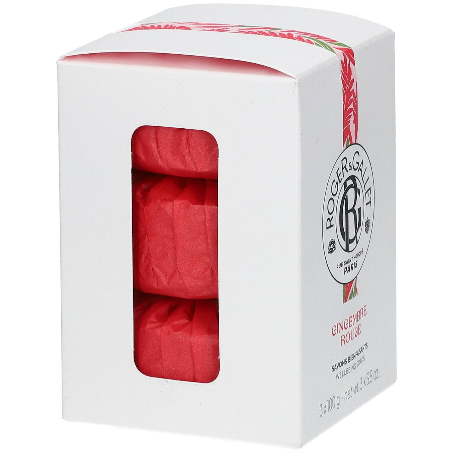 Roger & Gallet Savon Bienfaisant GINGEMBRE ROUGE