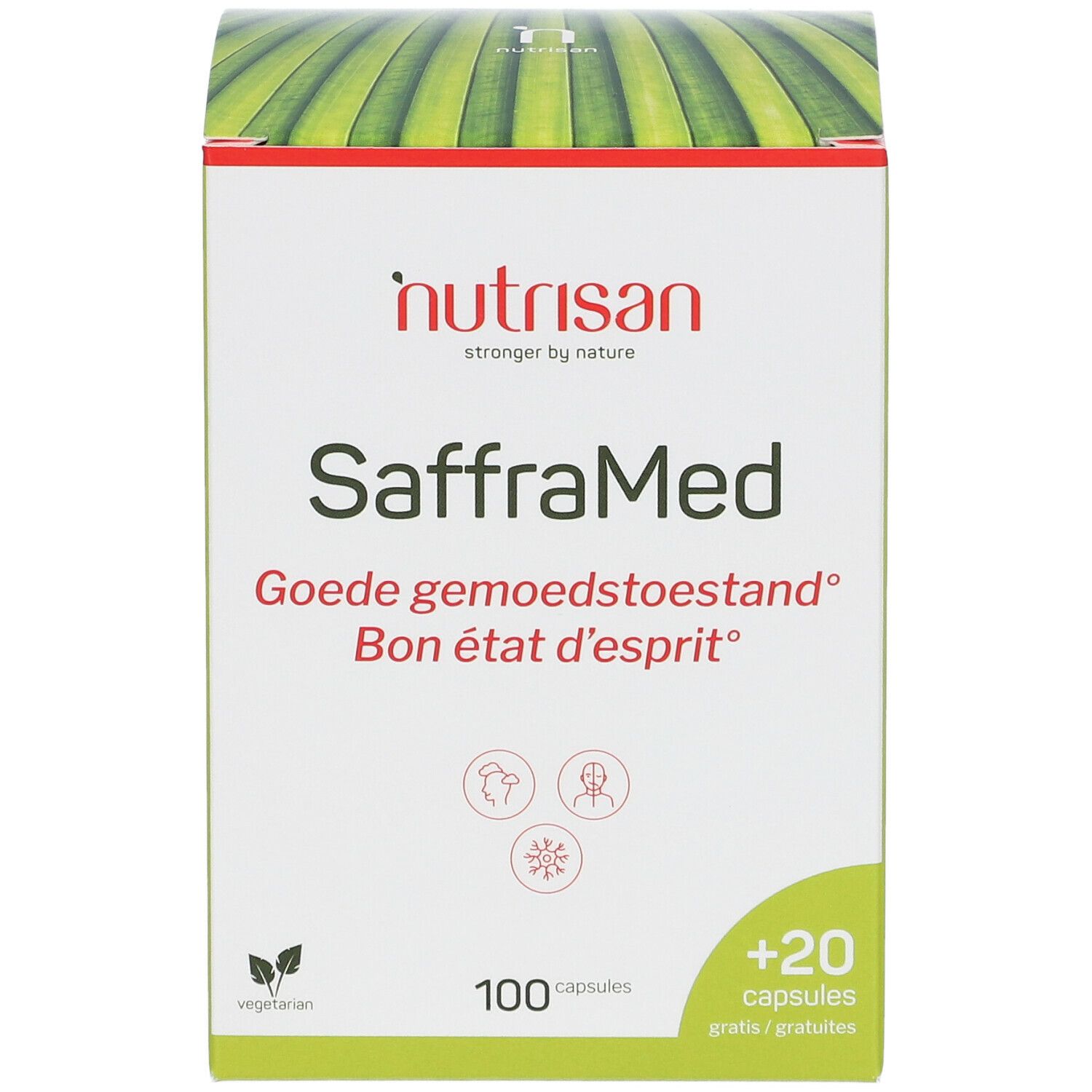 Nutrisan SaffraMed 100 + 20 Capsules GRATUITES