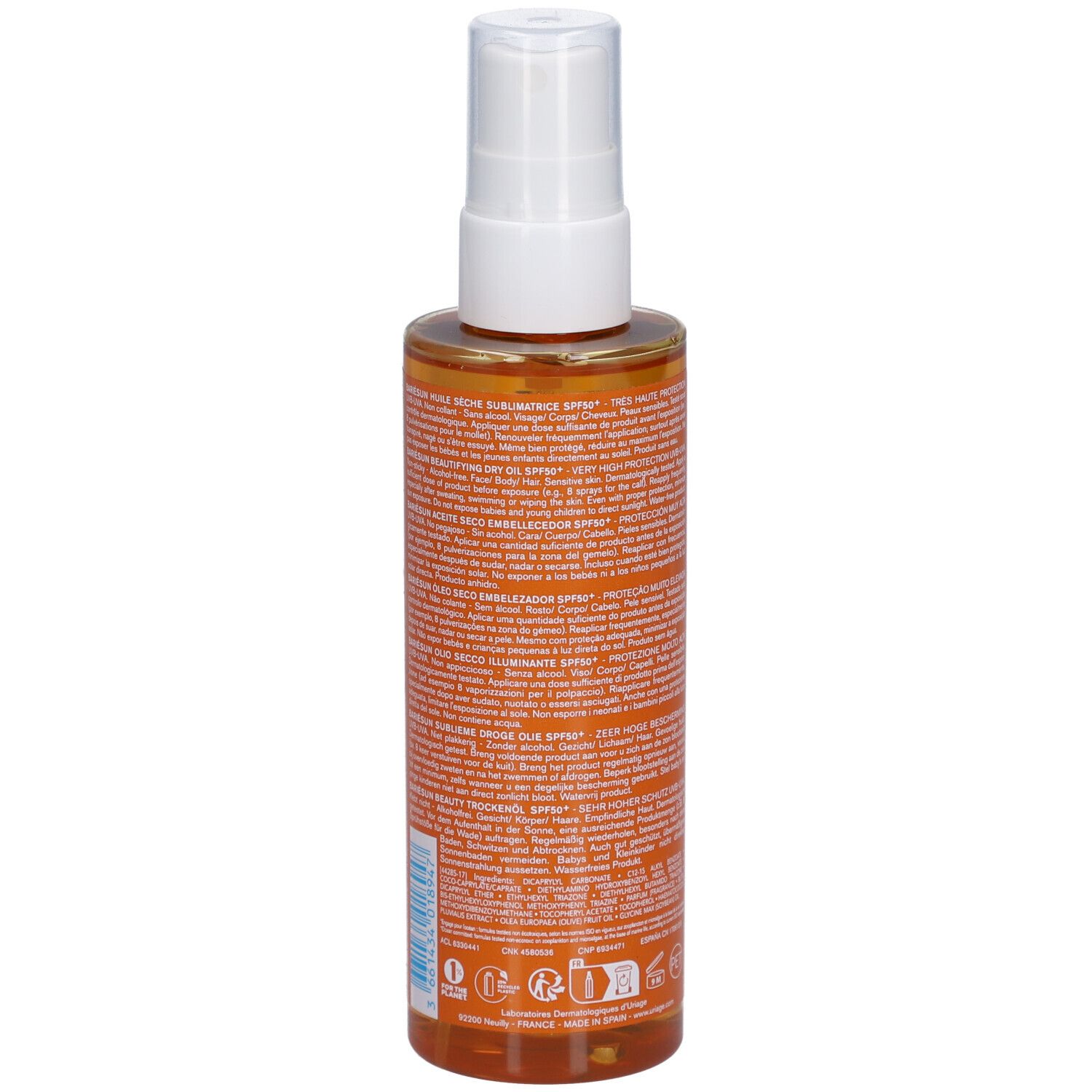URIAGE Bariésun Huile Sèche SPF50+