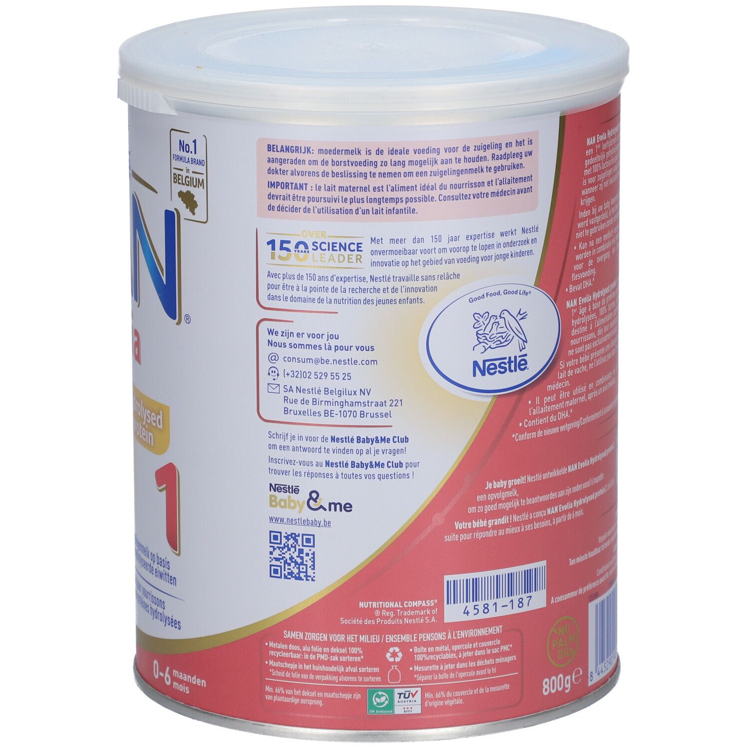 NESTLE® Nan Evolia 1 Protéines Hydrolisées