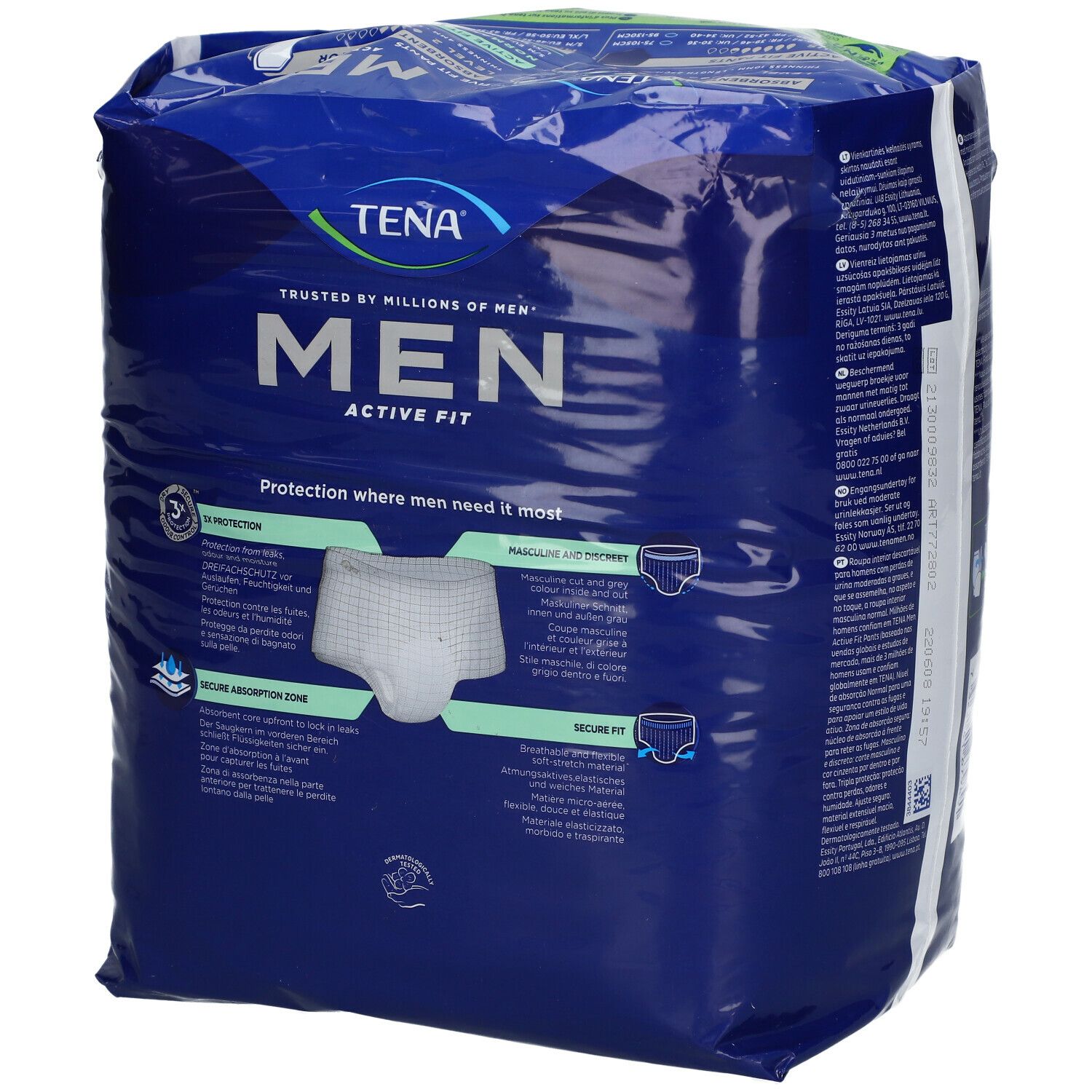 TENA Men Active Fit Pants Normal Large - Extra Large