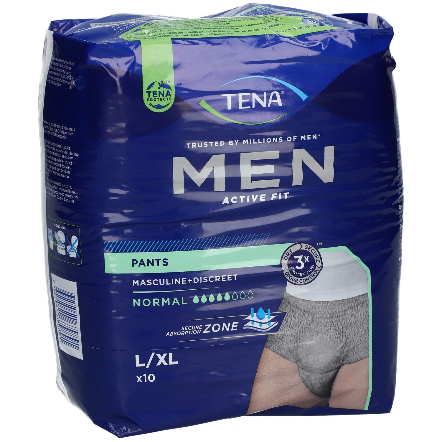 TENA Men Active Fit Pants Normal Large - Extra Large