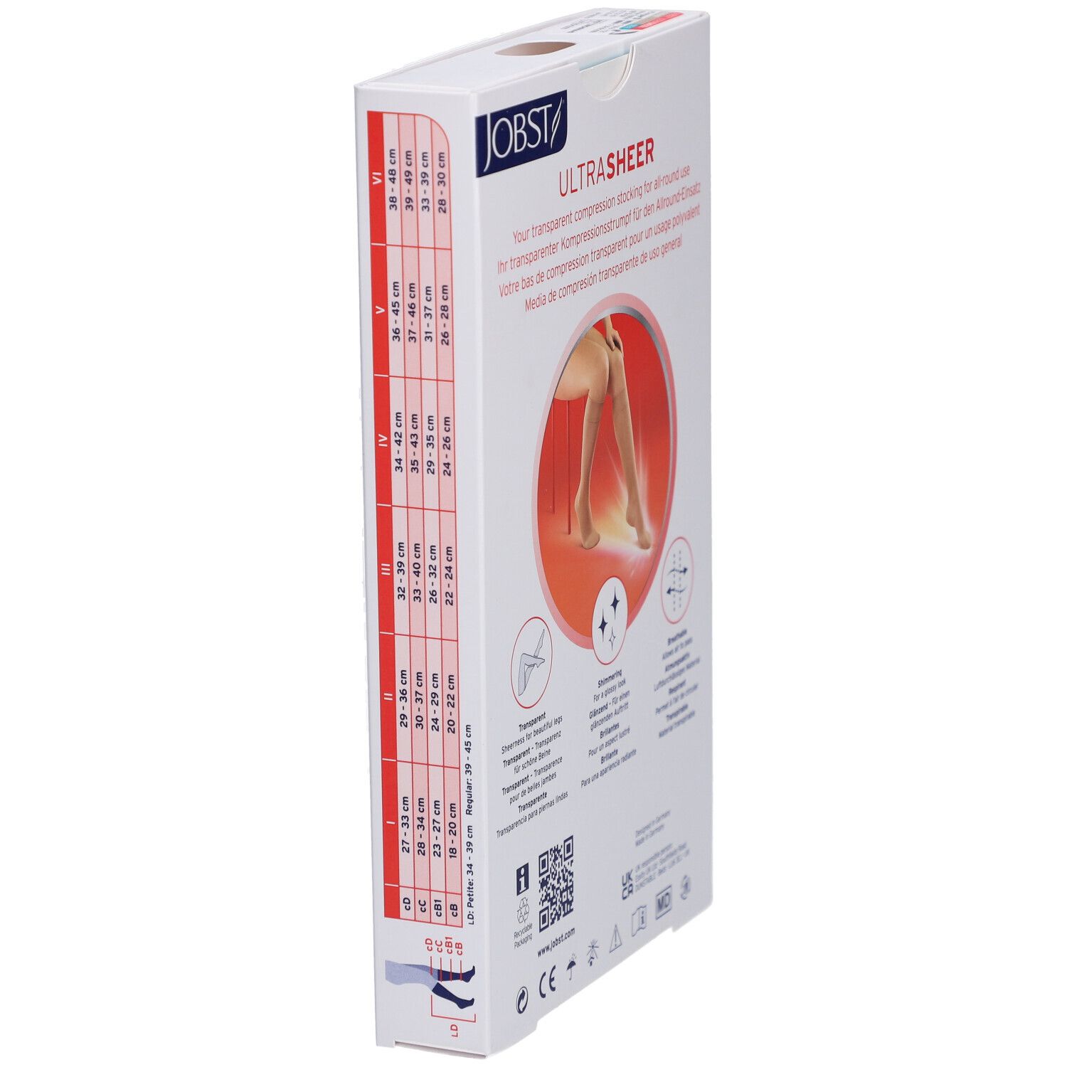 JOBST Ultrasheer Bas de Compression Classe 2 Regular M