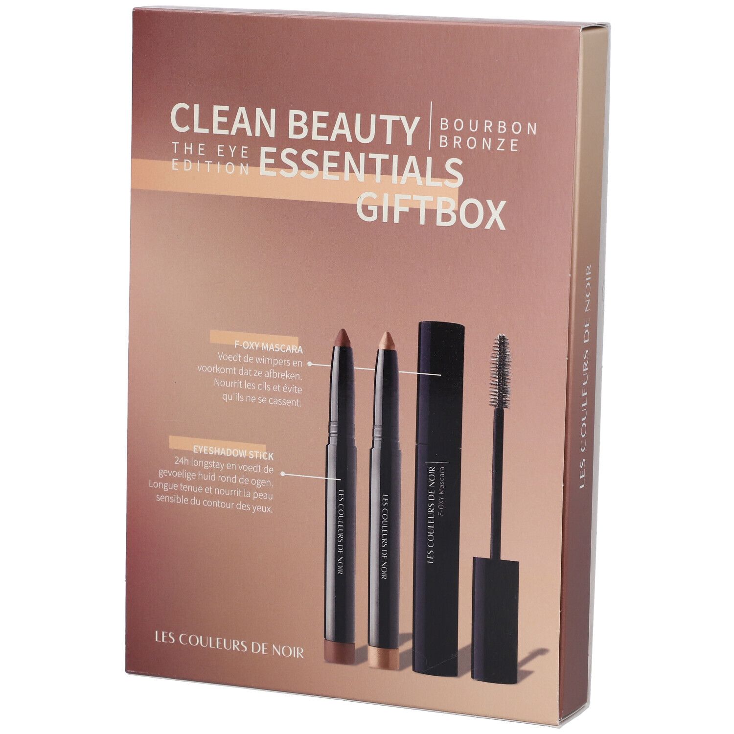 LES COULEURS DE NOIR Essentials giftbox the eye edition Bourbon bronze