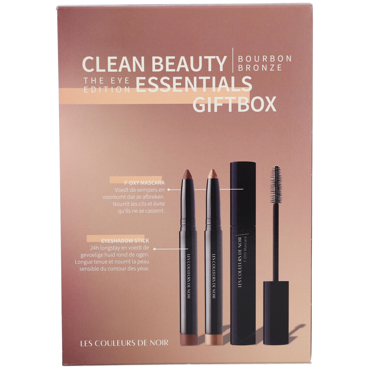 LES COULEURS DE NOIR Essentials giftbox the eye edition Bourbon bronze