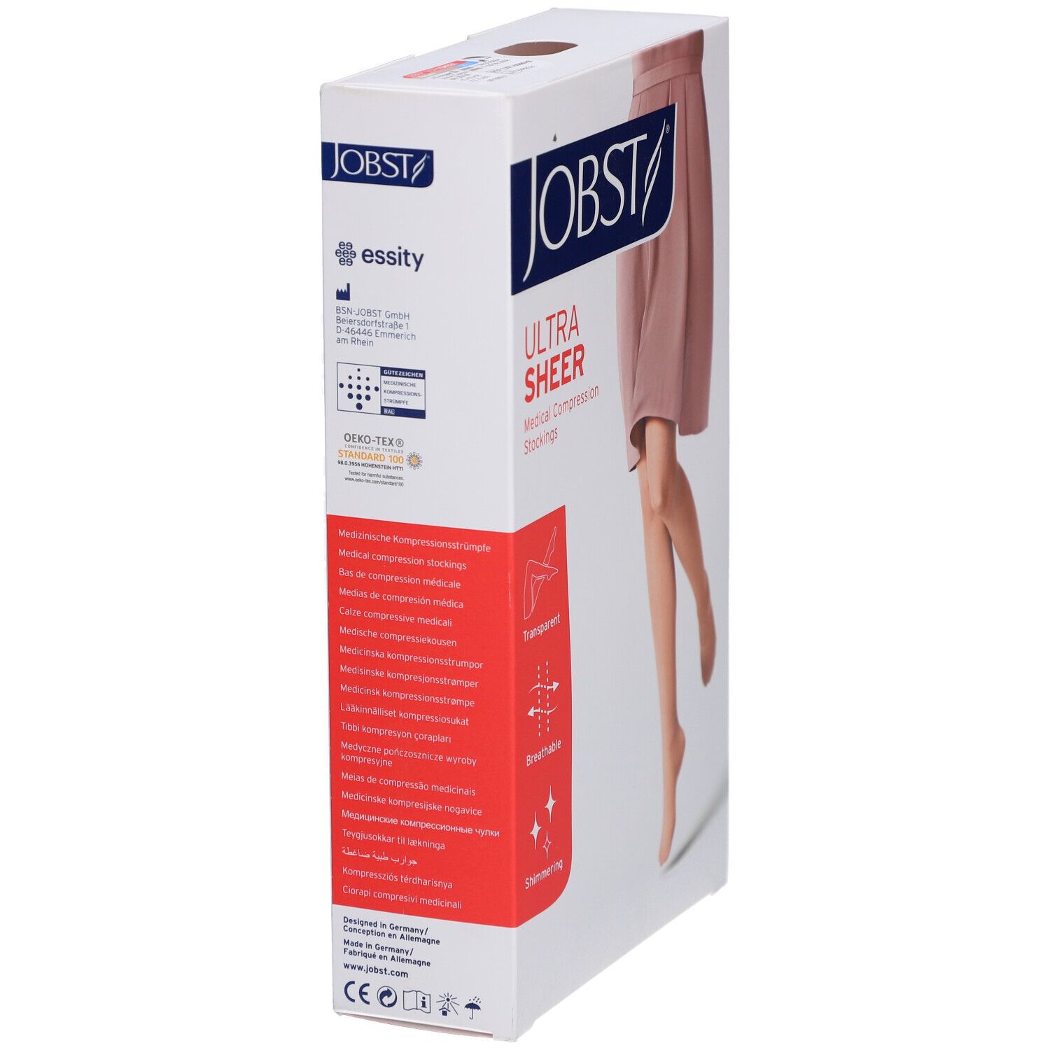 JOBST Ultrasheer Dijkous Classe 1 Regular XXL