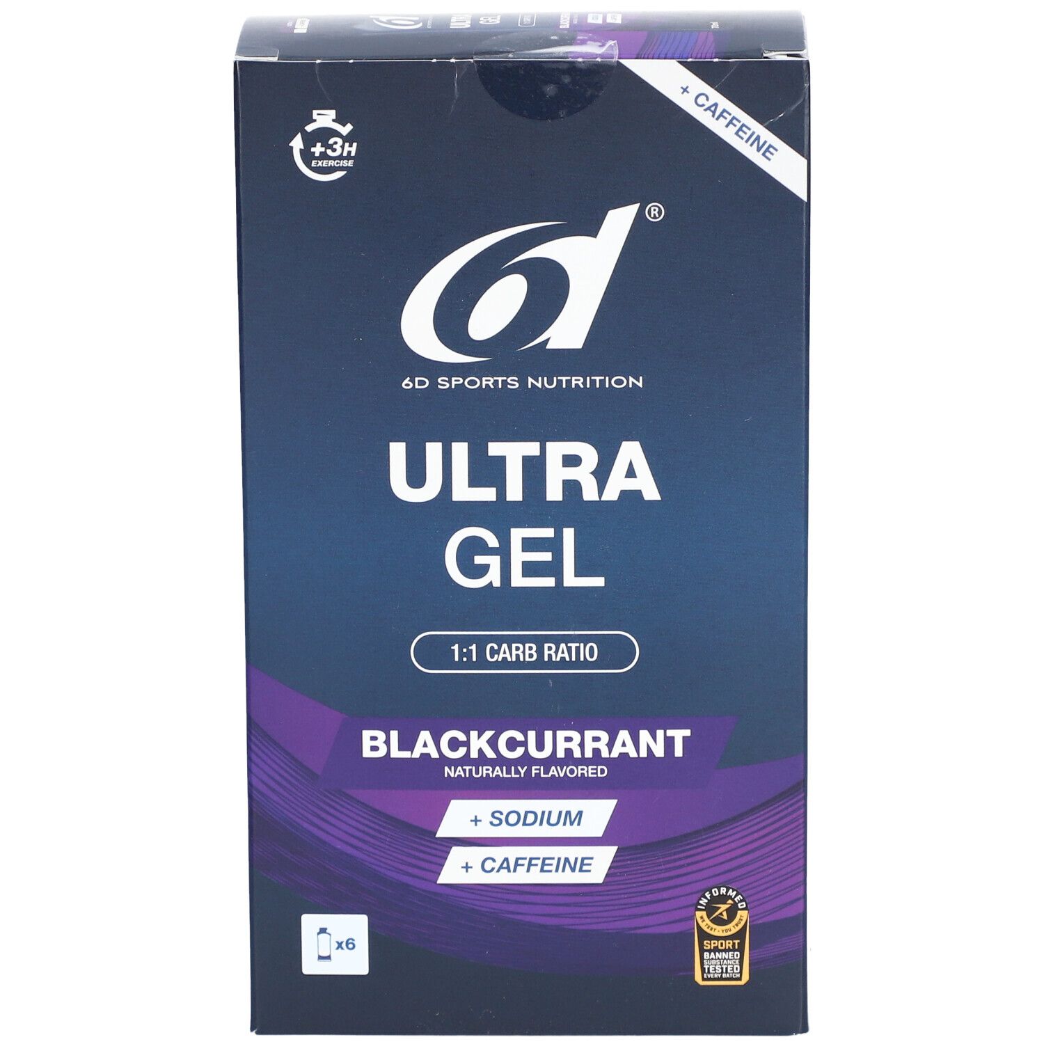 6D SPORTS NUTRITION Ultra Gel Black Currant