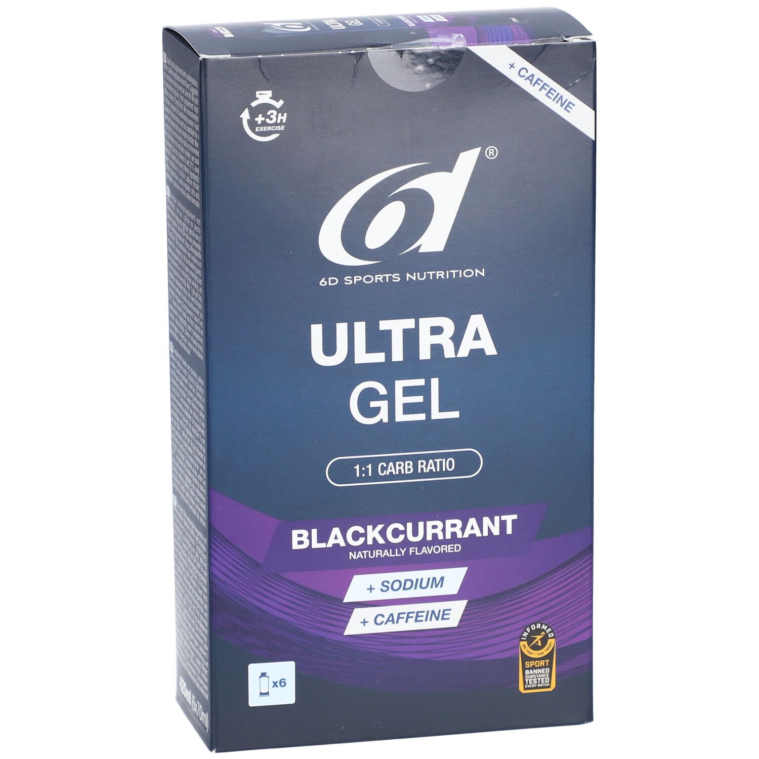 6D SPORTS NUTRITION Ultra Gel Black Currant