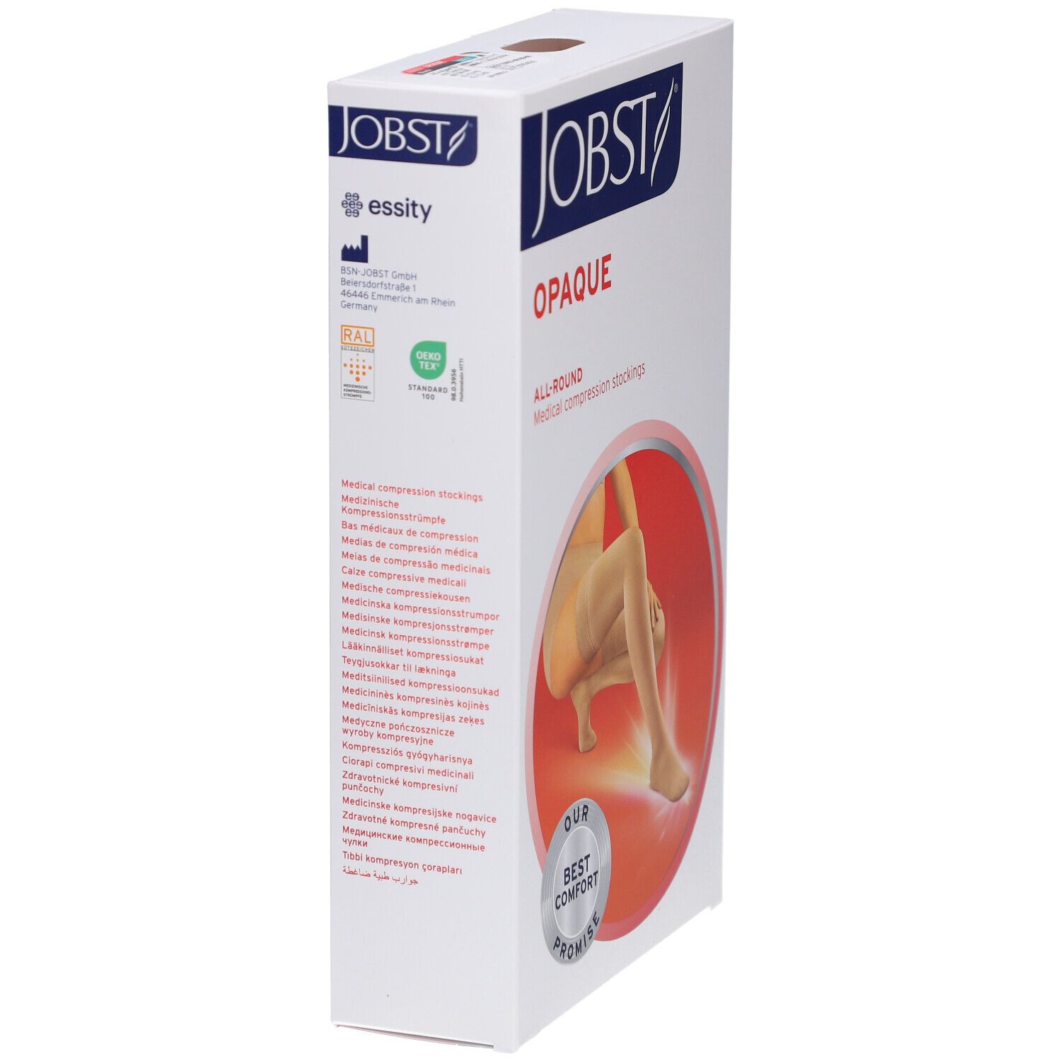 JOBST Opaque All-Round Bas de Compression Classe 2 Regular L
