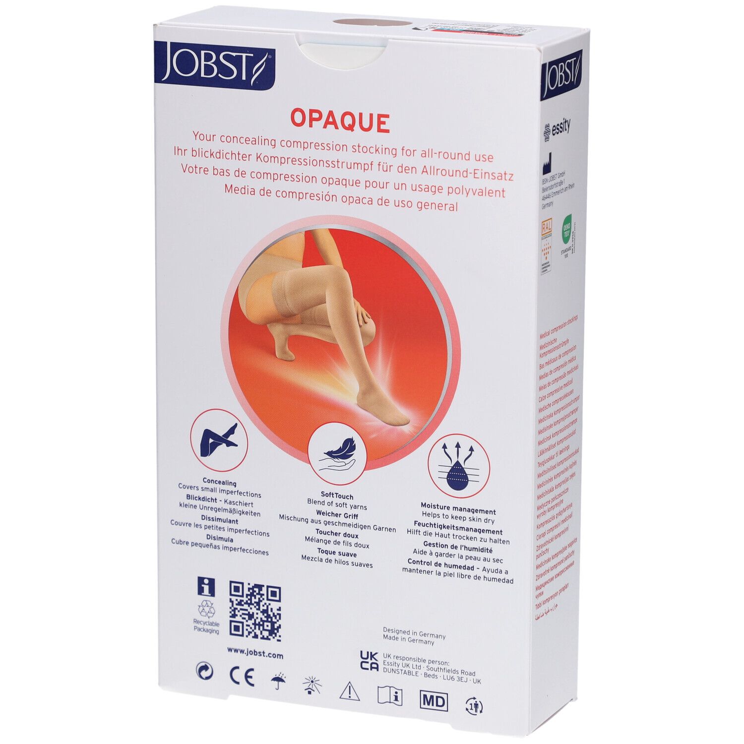 JOBST Opaque All-Round Bas de Compression Classe 2 Regular L