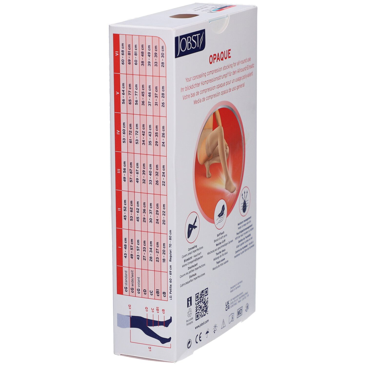 JOBST Opaque All-Round Bas de Compression Classe 2 Regular M