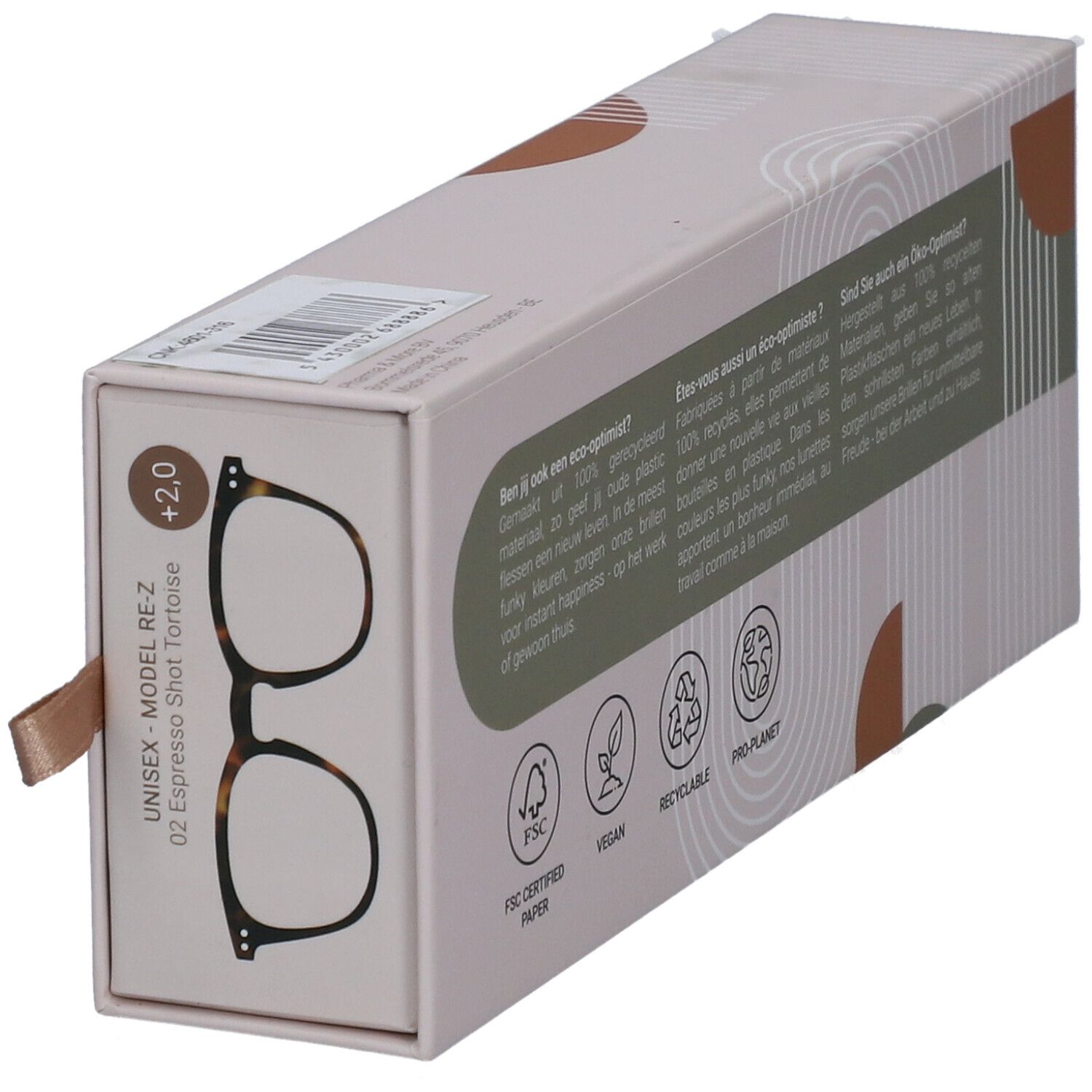 René(e) Lunettes +2 RE-Z 02 Espresso Shot Tortoise