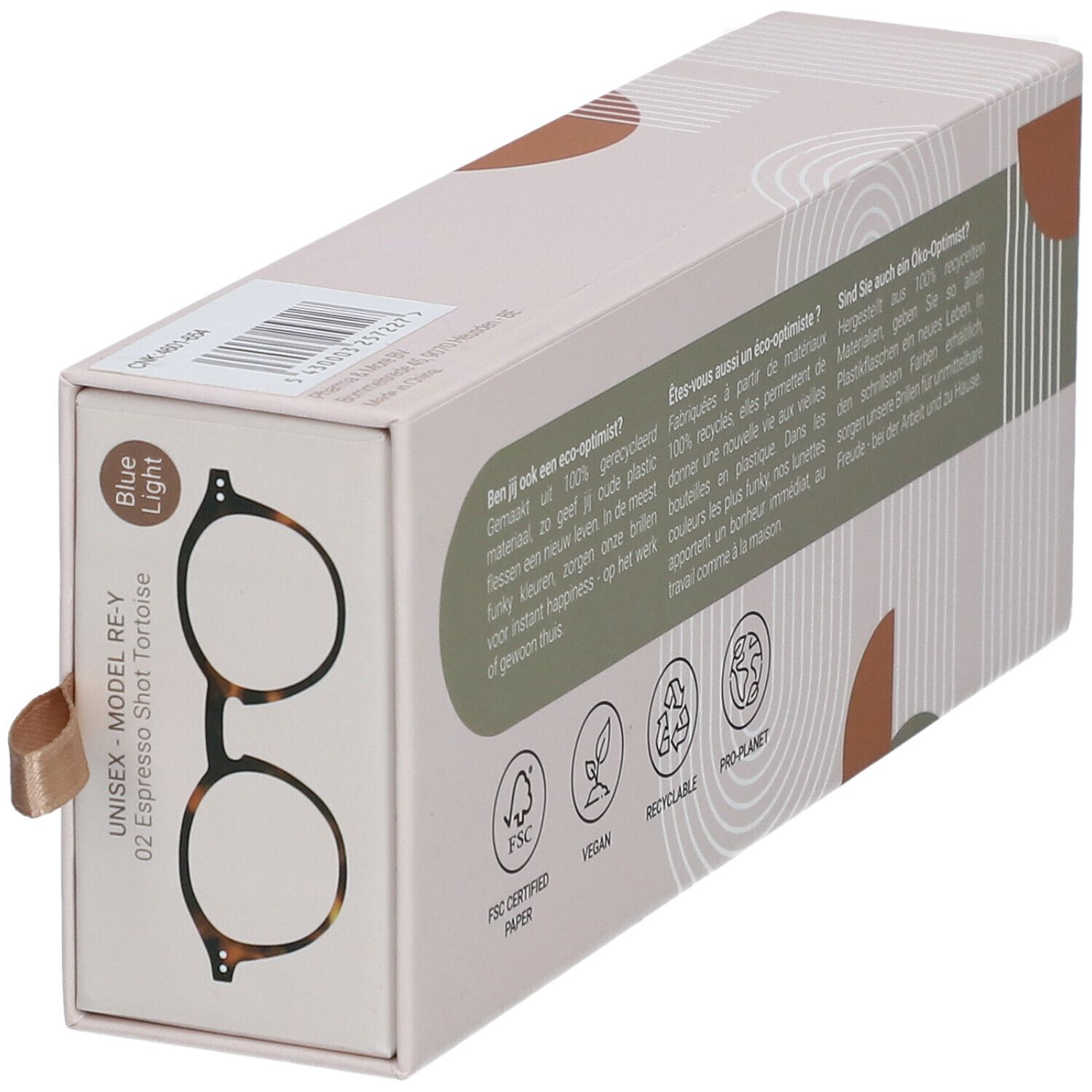 René(e) Lunettes Blue Light RE-Y 02 Espresso Shot Tortoise