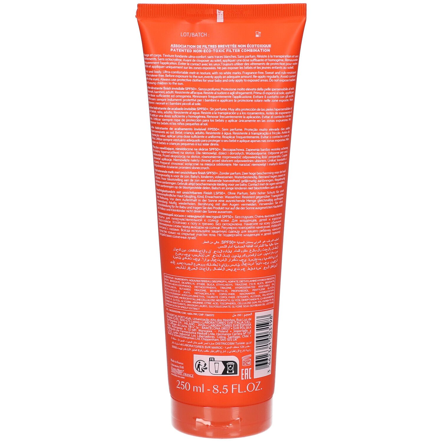 SVR Sun Secure Lait solaire SPF50+