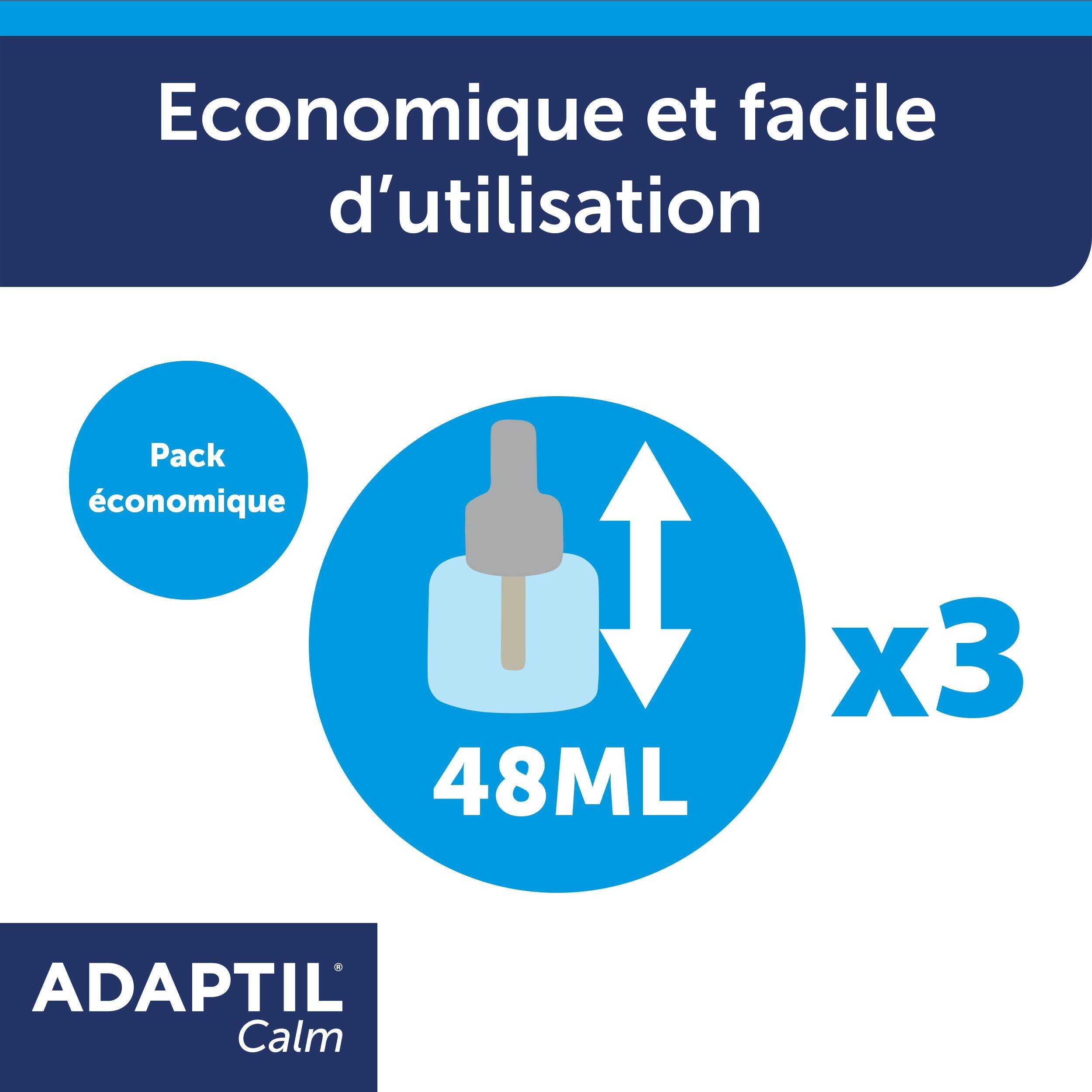 ADAPTIL® Flacon de recharge - Apaise le stress des animaux