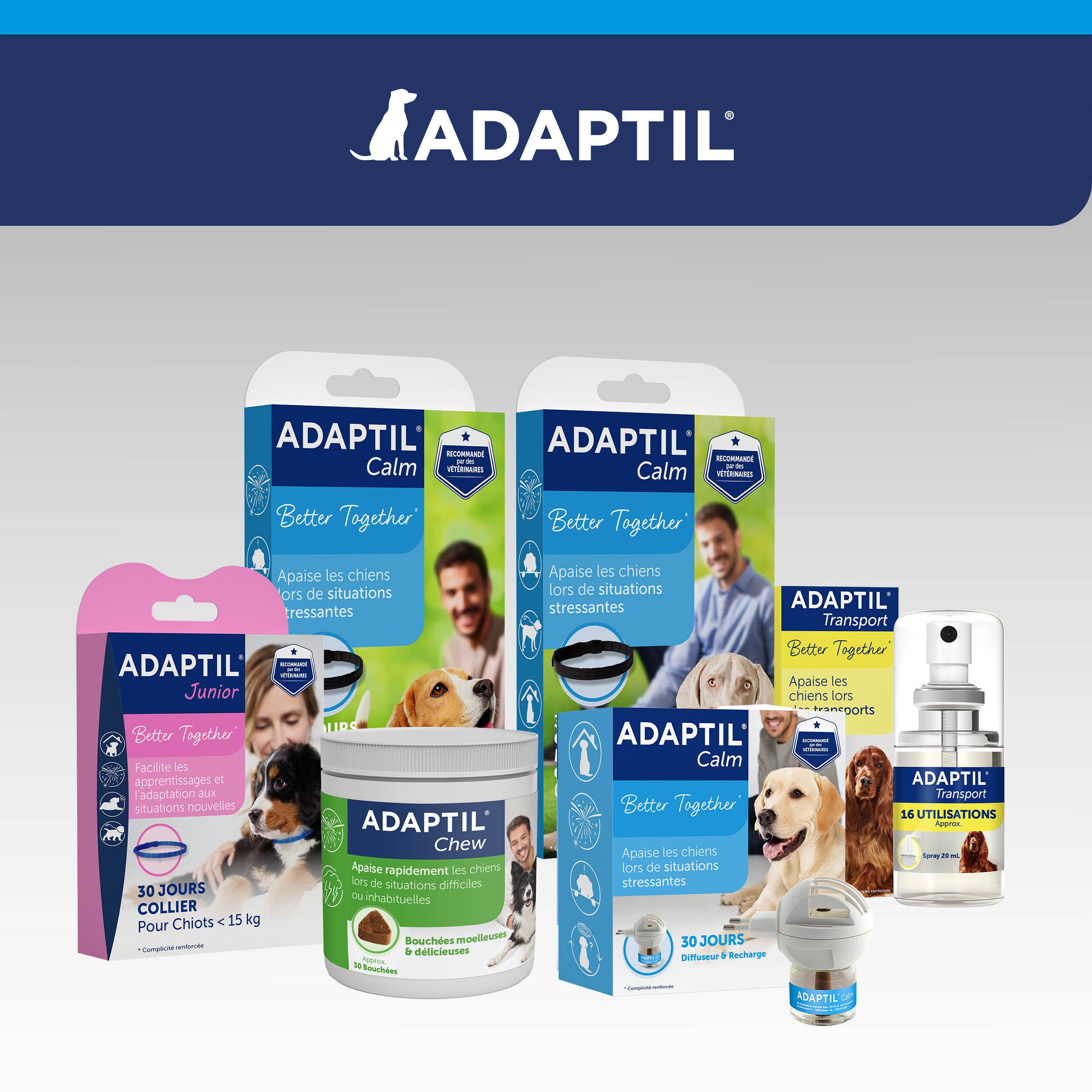 ADAPTIL® Flacon de recharge - Apaise le stress des animaux