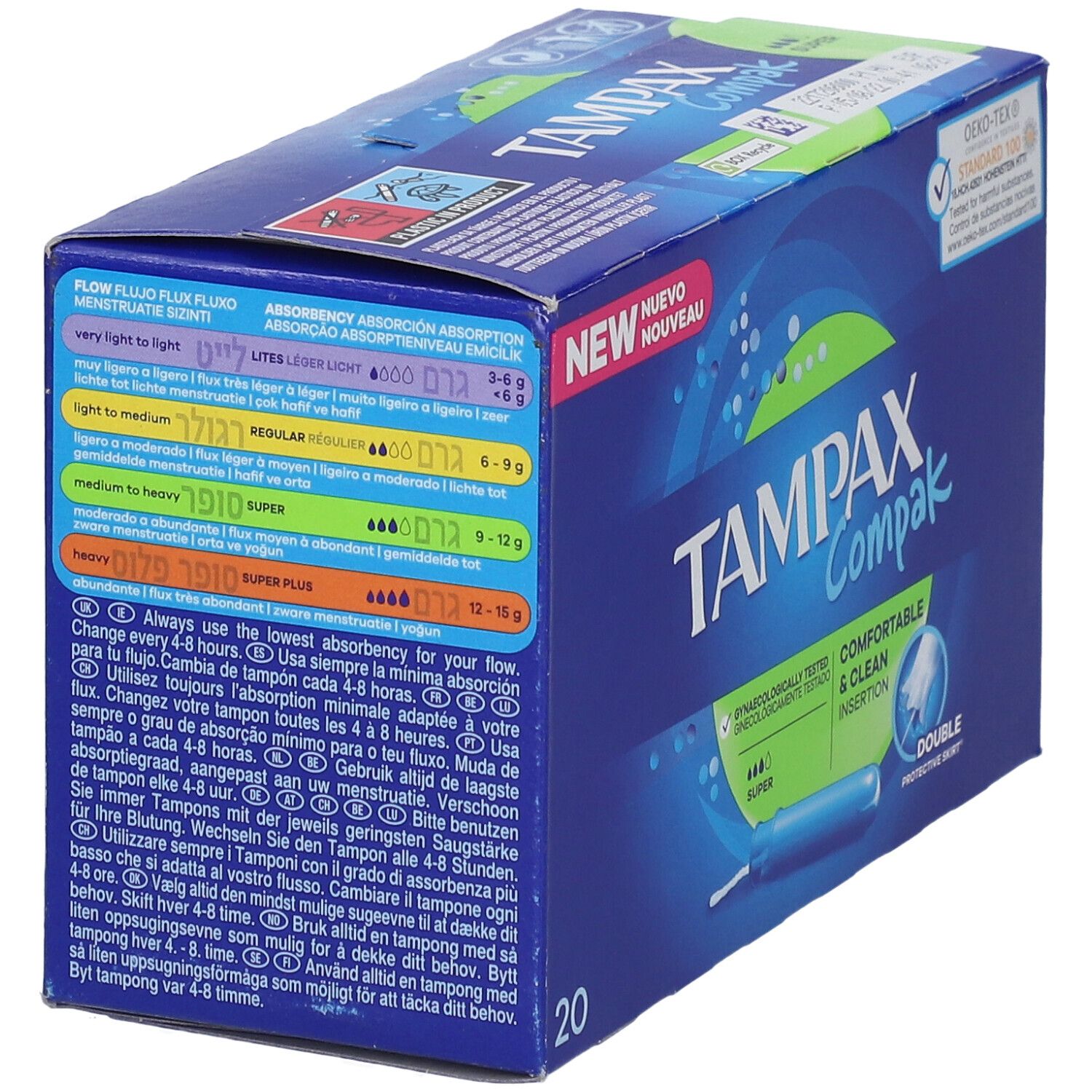 TAMPAX Compak Flux Moyens