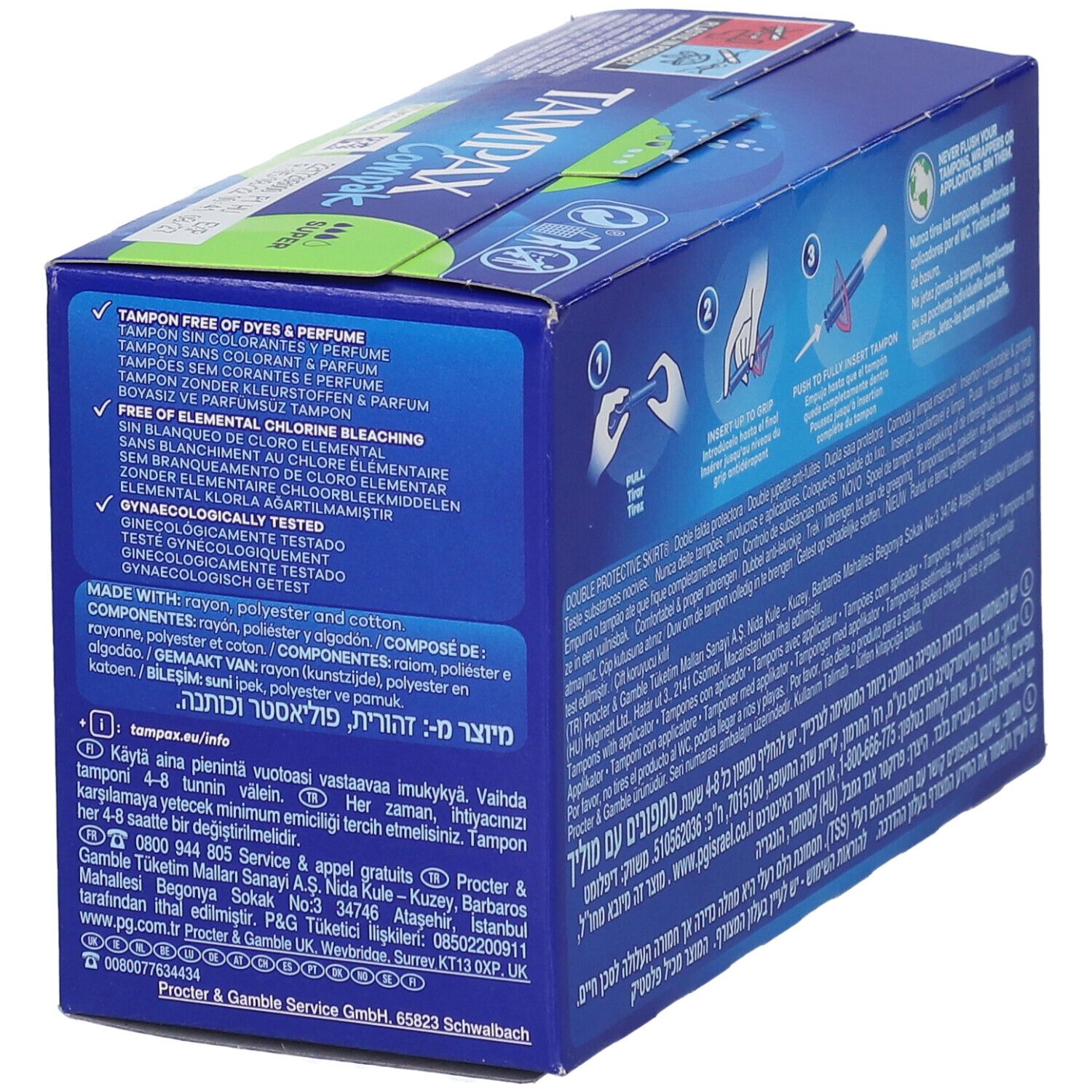 TAMPAX Compak Flux Moyens