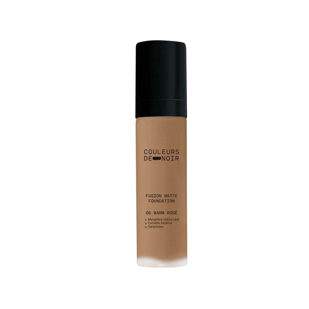 COULEURS DE NOIR Fusion Matte Foundation 06 Warm Rosé