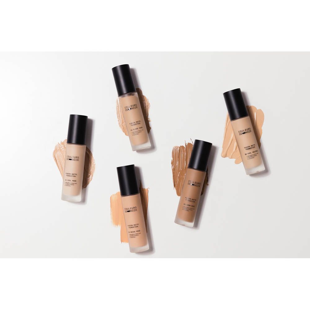 COULEURS DE NOIR Fusion Matte Foundation 06 Warm Rosé