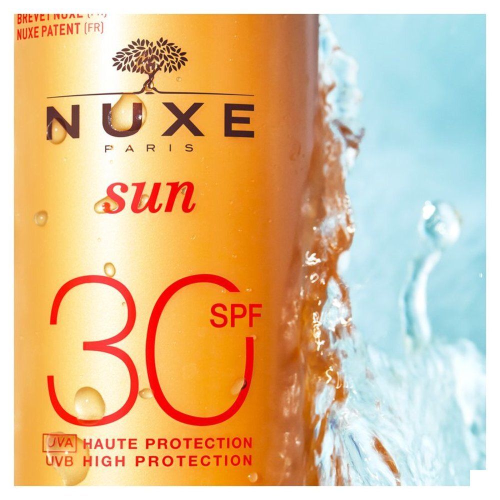 Arrière du spray solaire Nuxe SPF 30, 150ml.