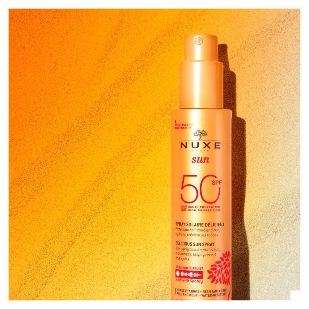 Spray solaire NUXE SPF 50, visage et corps, 150ml.