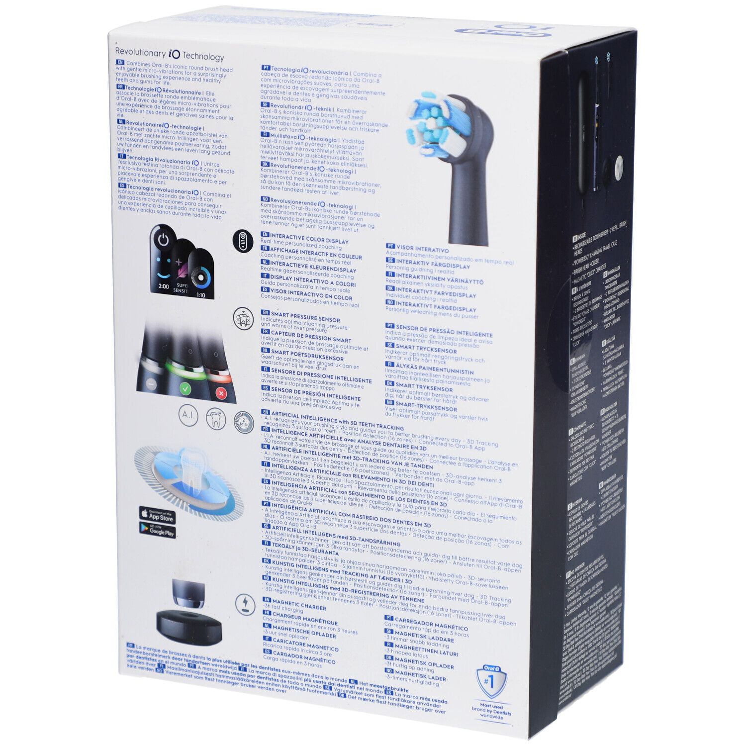 Oral-B iO™ Series 9S Brosse à Dents Électrique Adultes Black Onyx
