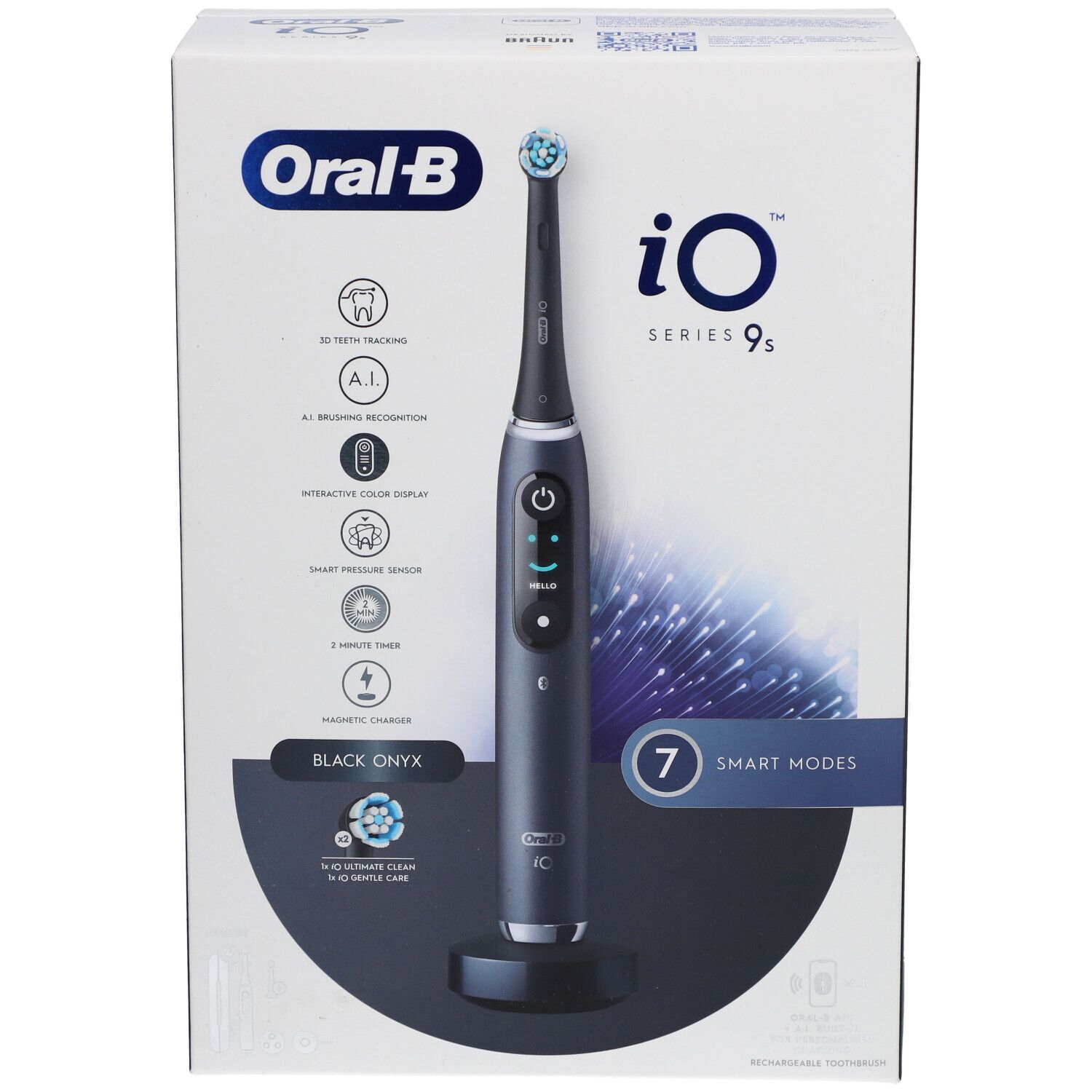 Oral-B iO™ Series 9S Brosse à Dents Électrique Adultes Black Onyx